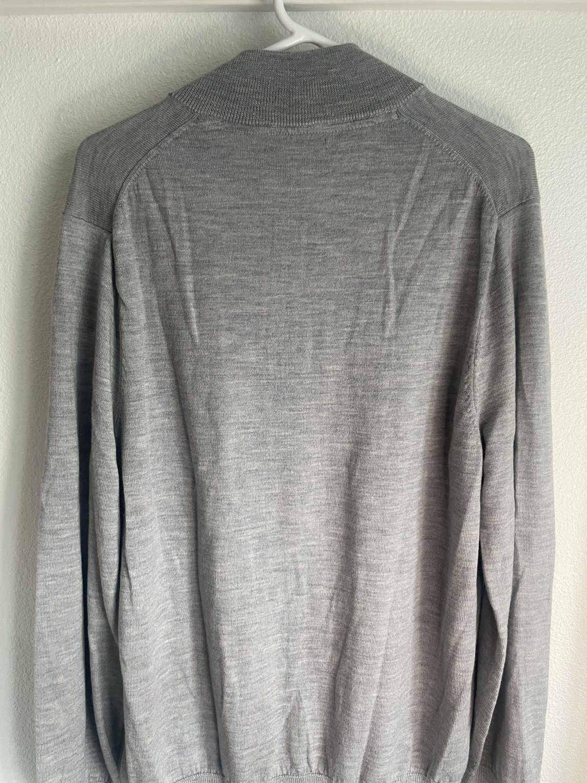 Japanese Brand × Vintage Fairlane Merino Wool Soft Slim Business Casual Zip Sweater Size US XL / EU 56 / 4 - 6 Thumbnail