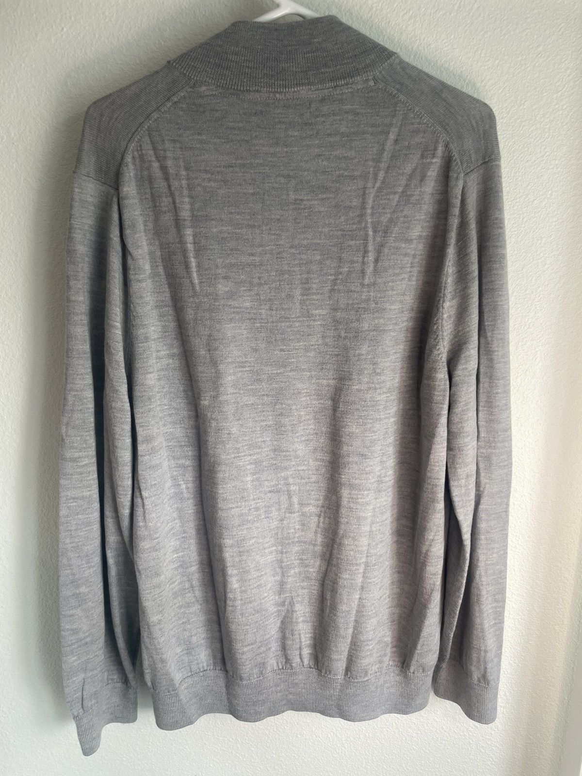 Japanese Brand × Vintage Fairlane Merino Wool Soft Slim Business Casual Zip Sweater Size US XL / EU 56 / 4 - 5 Thumbnail