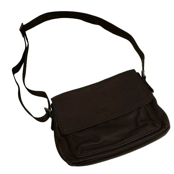 Montblanc Mont Blanc Messenger Crossbody Bag Shoulderbag Laptop Brown Grailed
