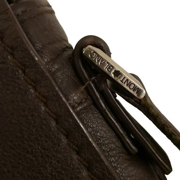 Montblanc Mont Blanc Messenger Crossbody Bag Shoulderbag Laptop Brown Grailed