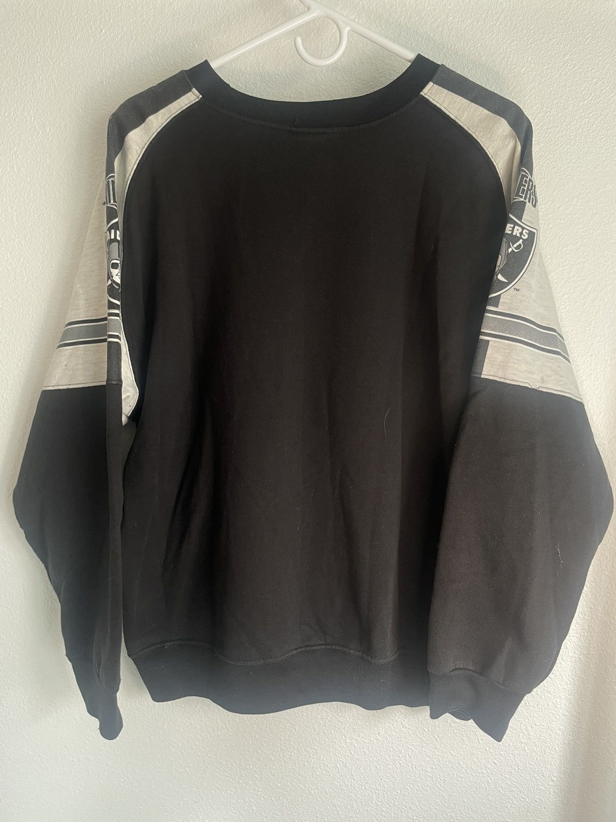 NFL × Vintage Oakland Raiders Vintage NFL 90s Crewneck Sweater Sweatshirt Size US XL / EU 56 / 4 - 3 Thumbnail