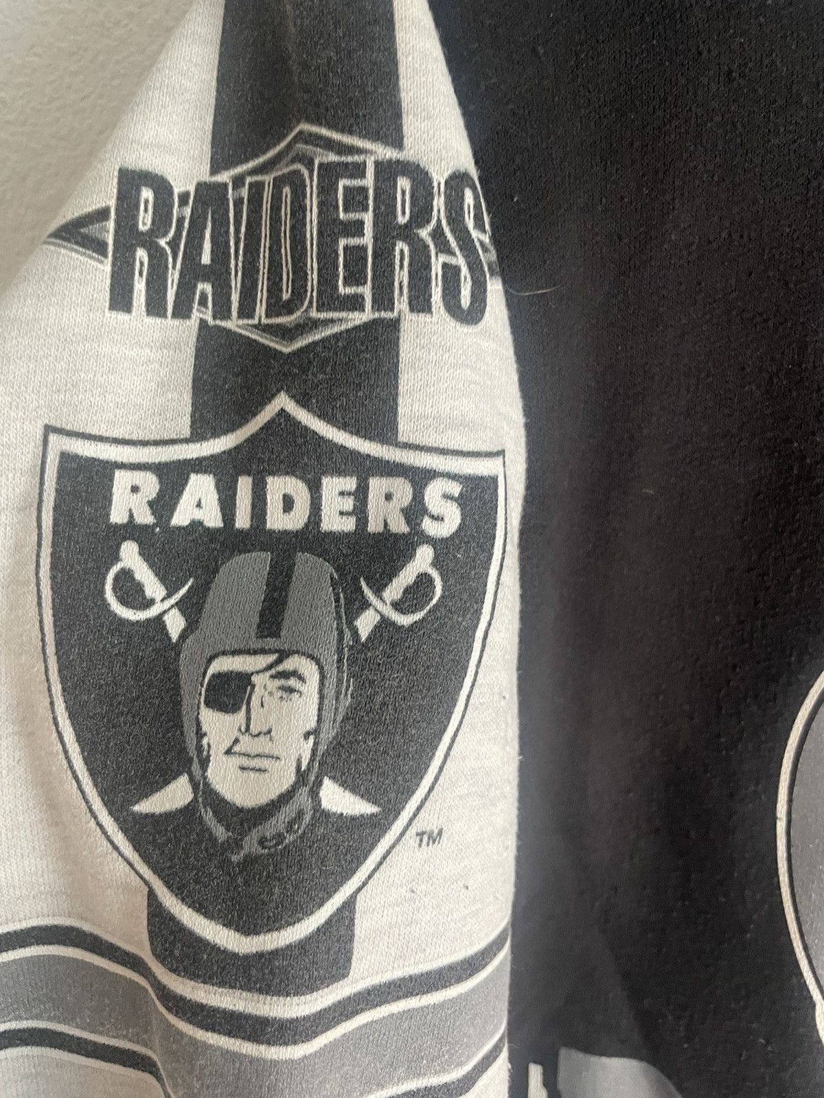 NFL × Vintage Oakland Raiders Vintage NFL 90s Crewneck Sweater Sweatshirt Size US XL / EU 56 / 4 - 6 Thumbnail