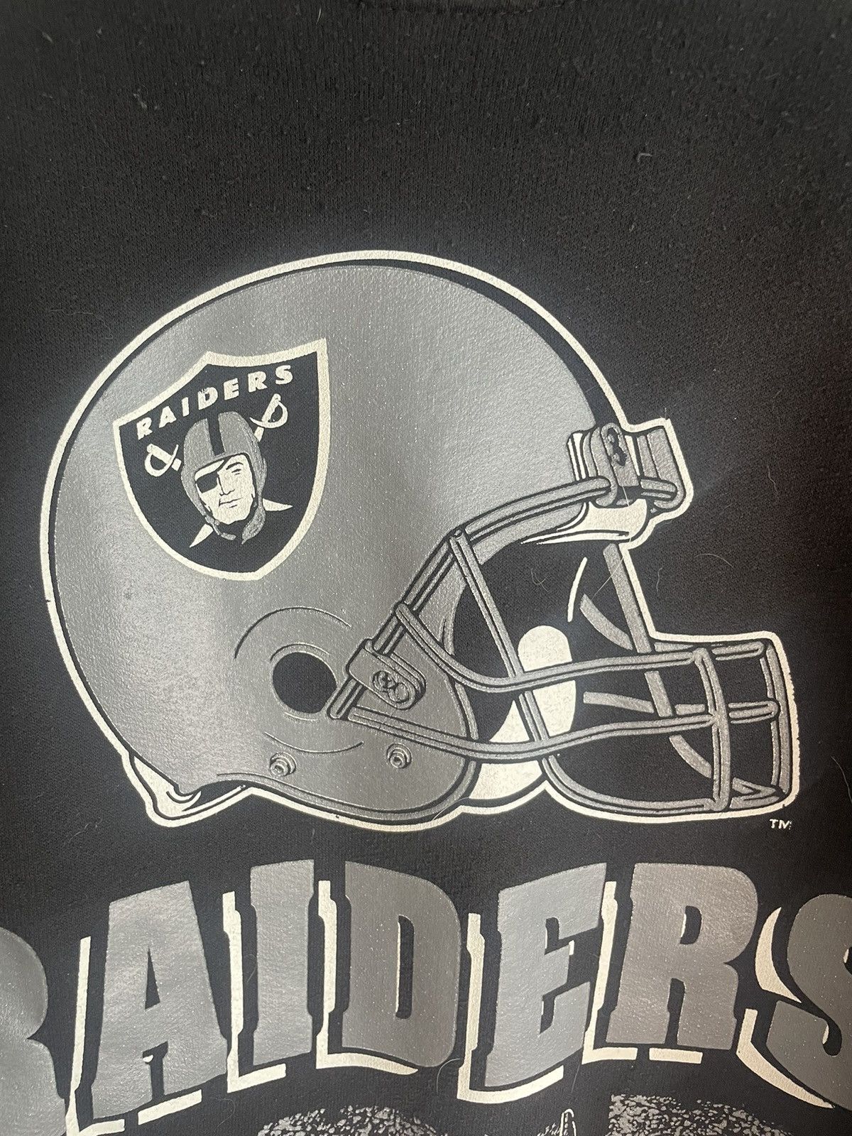 NFL × Vintage Oakland Raiders Vintage NFL 90s Crewneck Sweater Sweatshirt Size US XL / EU 56 / 4 - 7 Thumbnail