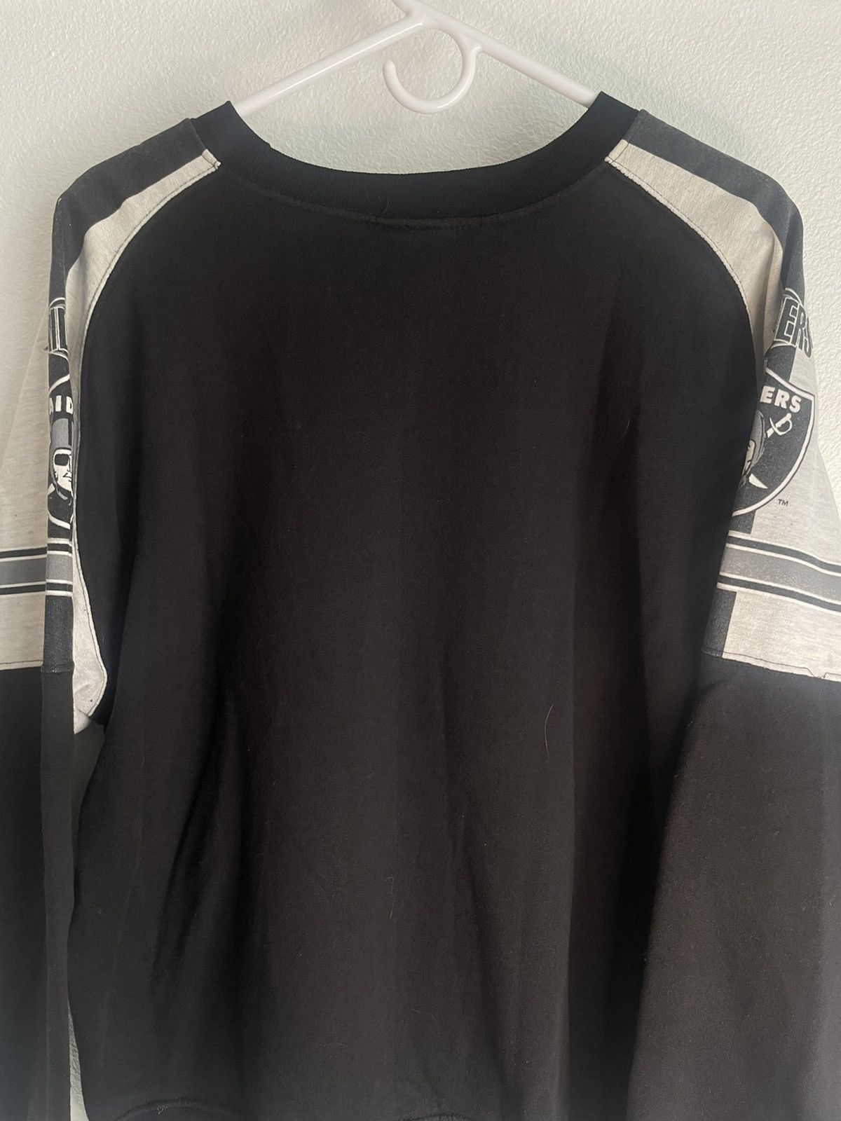 NFL × Vintage Oakland Raiders Vintage NFL 90s Crewneck Sweater Sweatshirt Size US XL / EU 56 / 4 - 4 Thumbnail