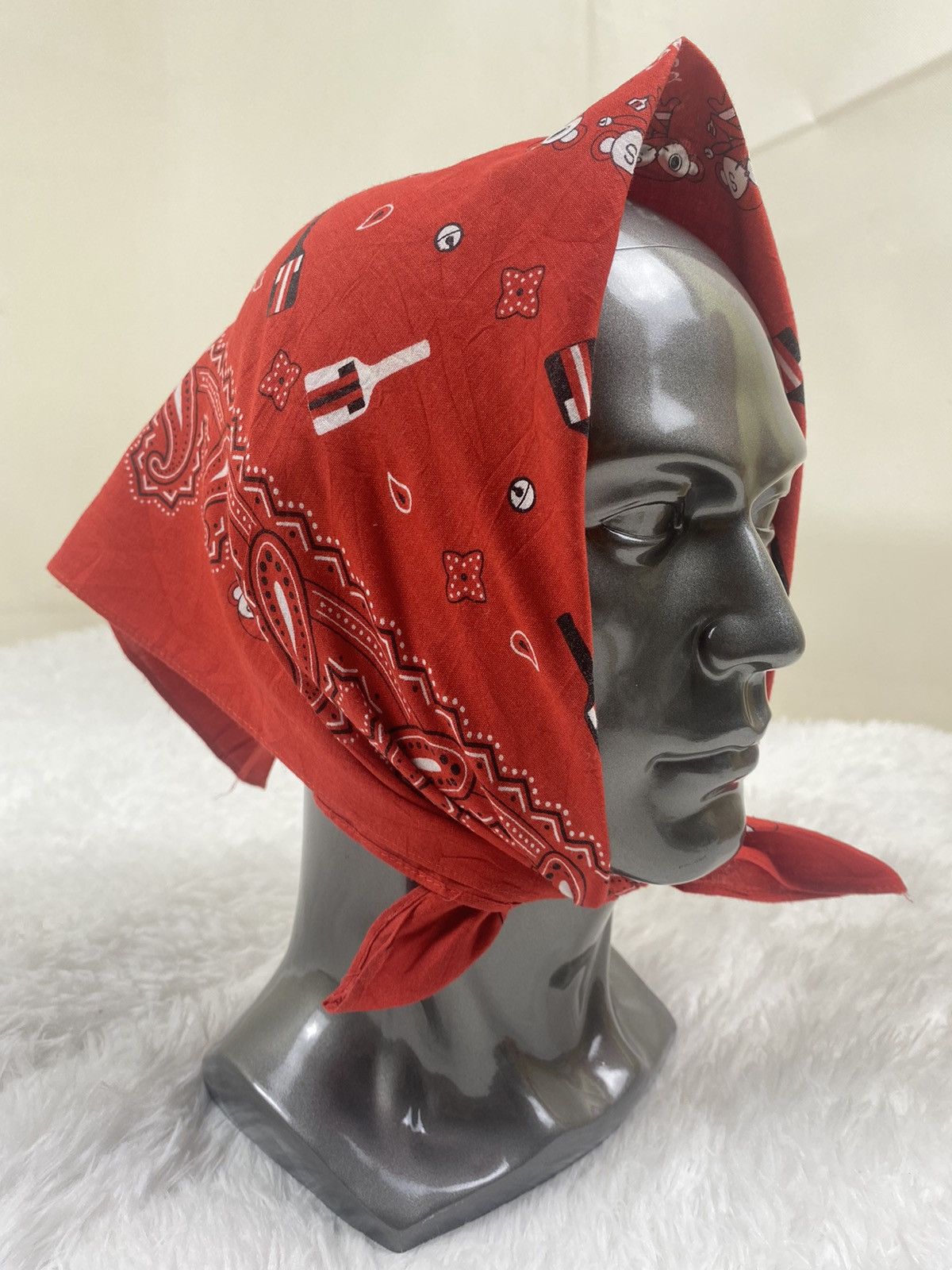 Vintage Yosanet Paislee Handkerchief Neckerchief Bandana