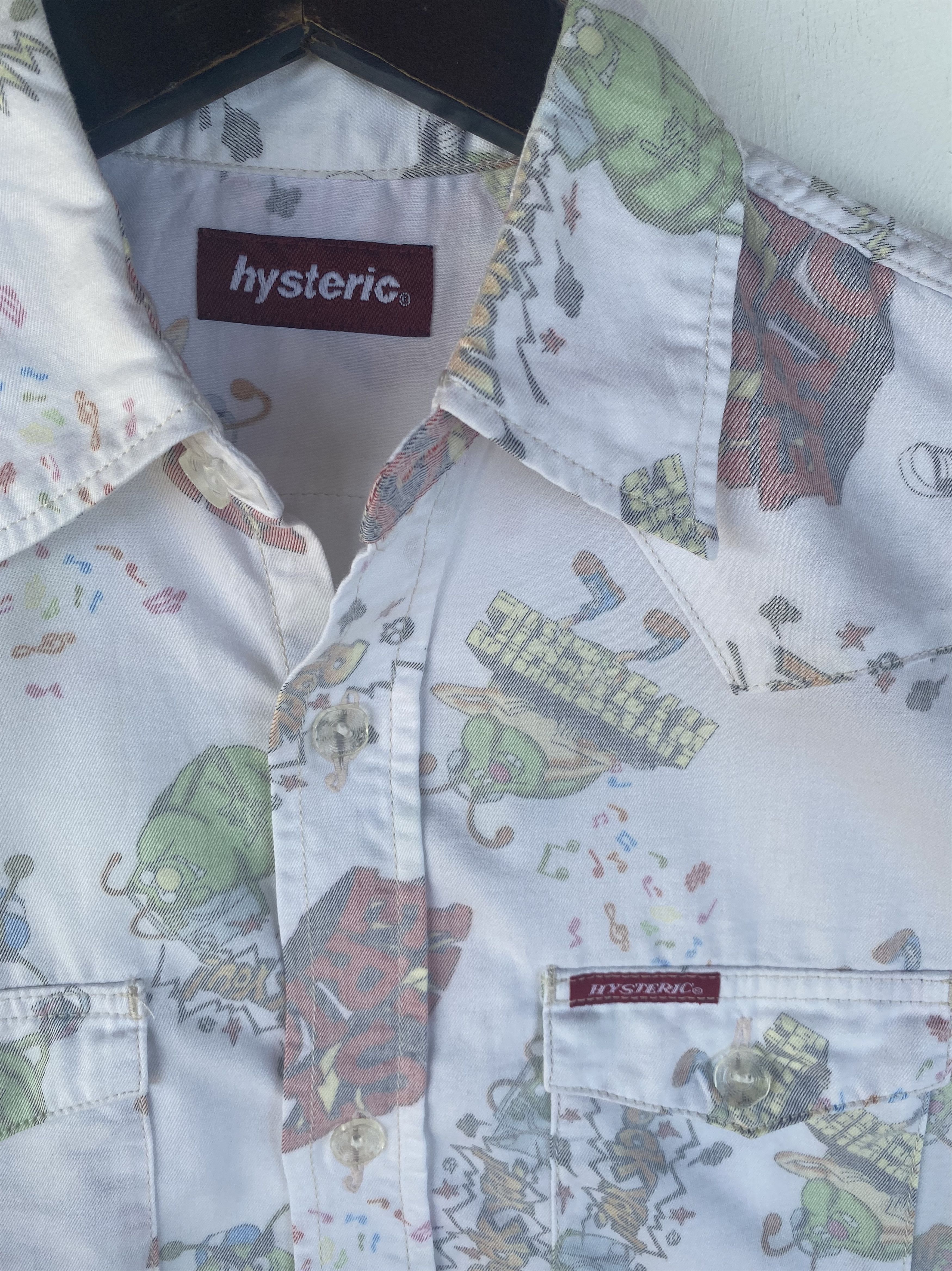 Hysteric Glamour VINTAGE HYSTERIC GLAMOUR button up Japanese fullprint shirt Size S / US 4 / IT 40 - 3 Thumbnail