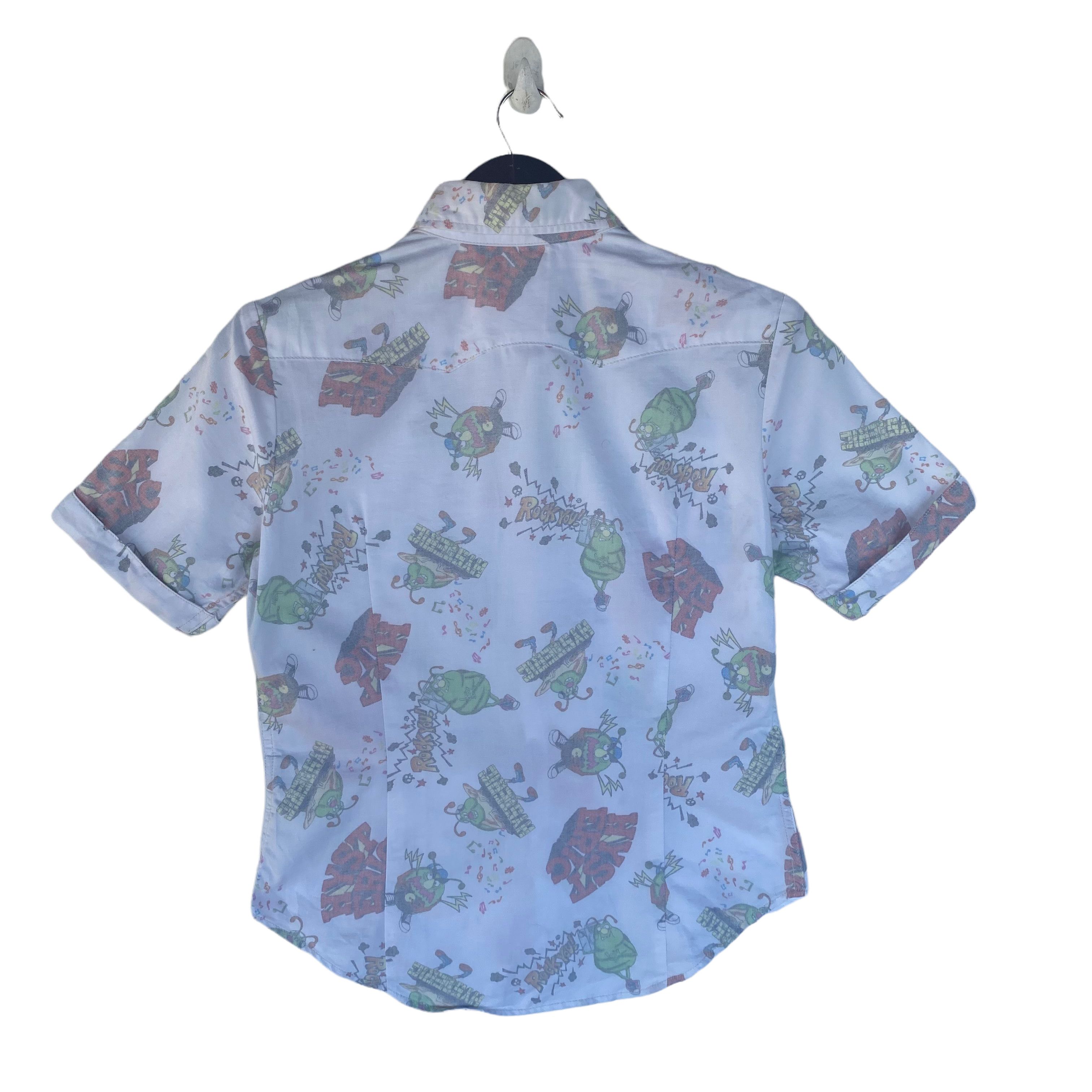 Hysteric Glamour VINTAGE HYSTERIC GLAMOUR button up Japanese fullprint shirt Size S / US 4 / IT 40 - 2 Thumbnail