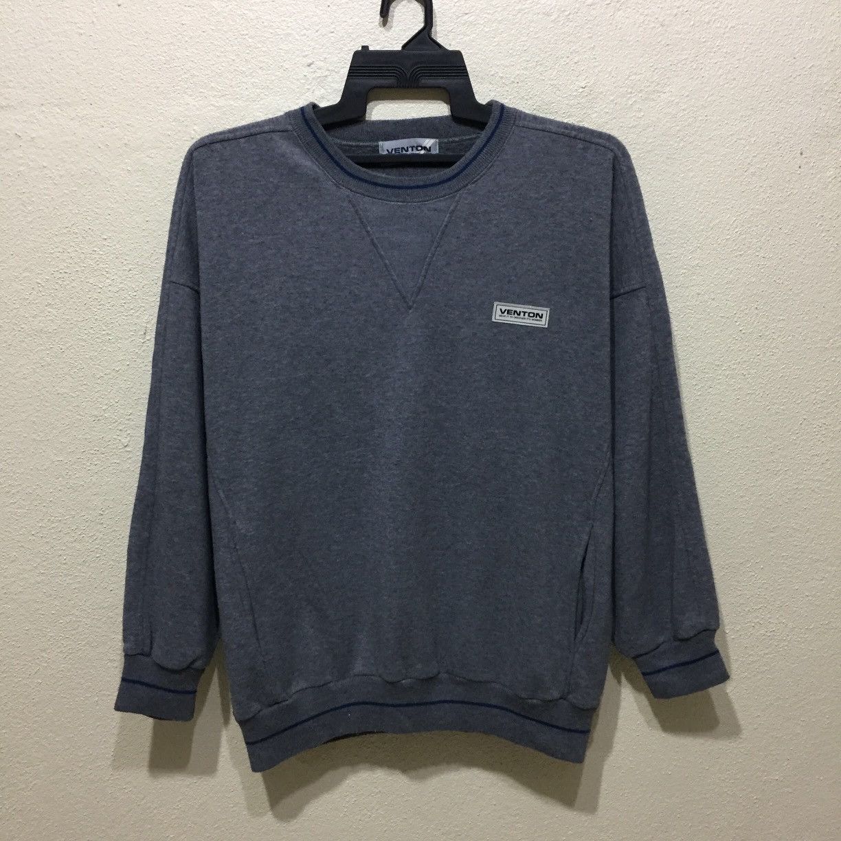 VENTON Sweatshirt spellout Big Logo size L
