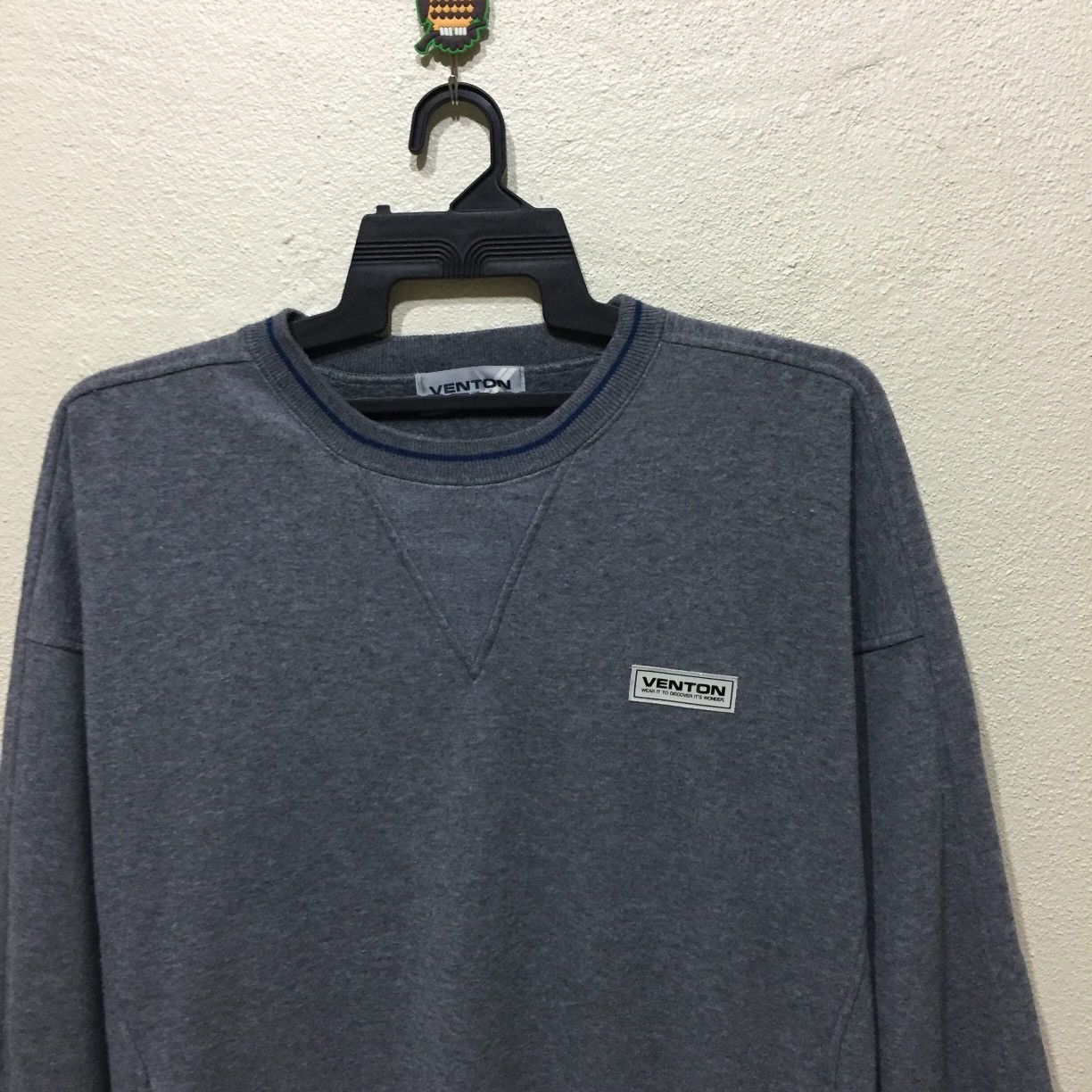 Japanese Brand VENTON Sweatshirt spellout Big Logo size L Size US L / EU 52-54 / 3 - 5 Thumbnail