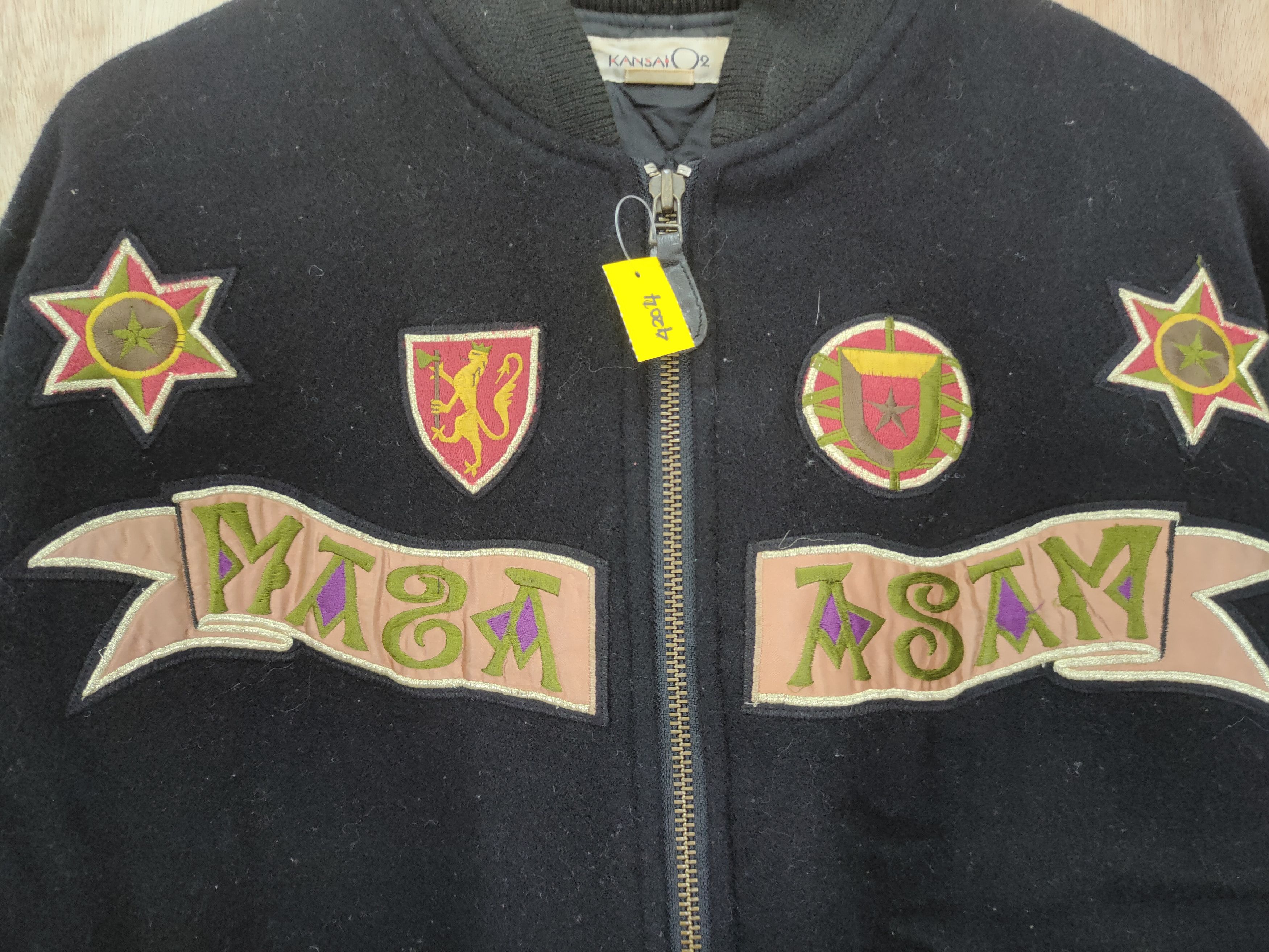 Kansai Yamamoto 💥RARE💥 Kansai Yamamoto O2 varsity japan jacket #4204DLAL Size US M / EU 48-50 / 2 - 11 Thumbnail