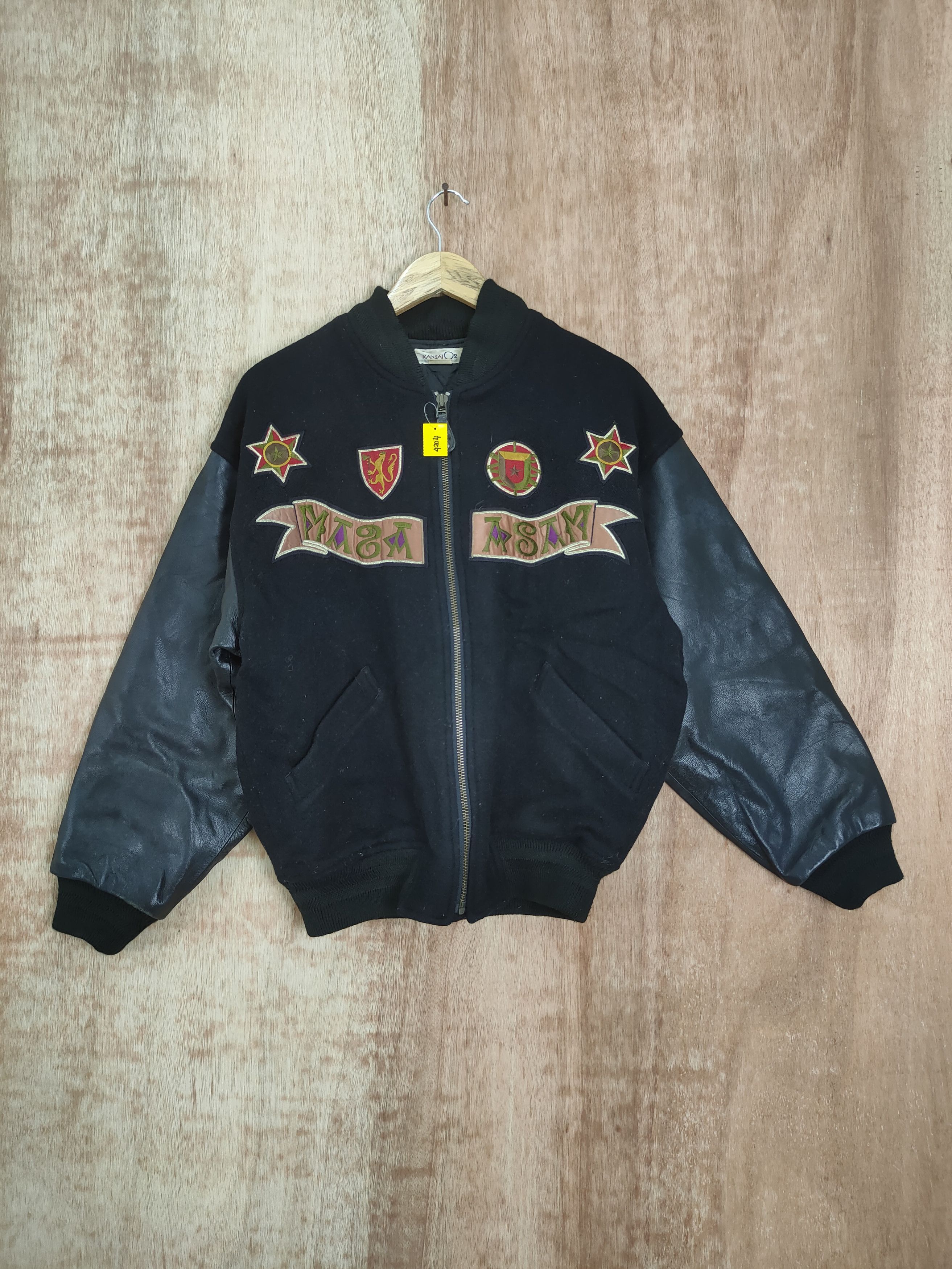 Kansai Yamamoto 💥RARE💥 Kansai Yamamoto O2 varsity japan jacket #4204DLAL Size US M / EU 48-50 / 2 - 8 Thumbnail