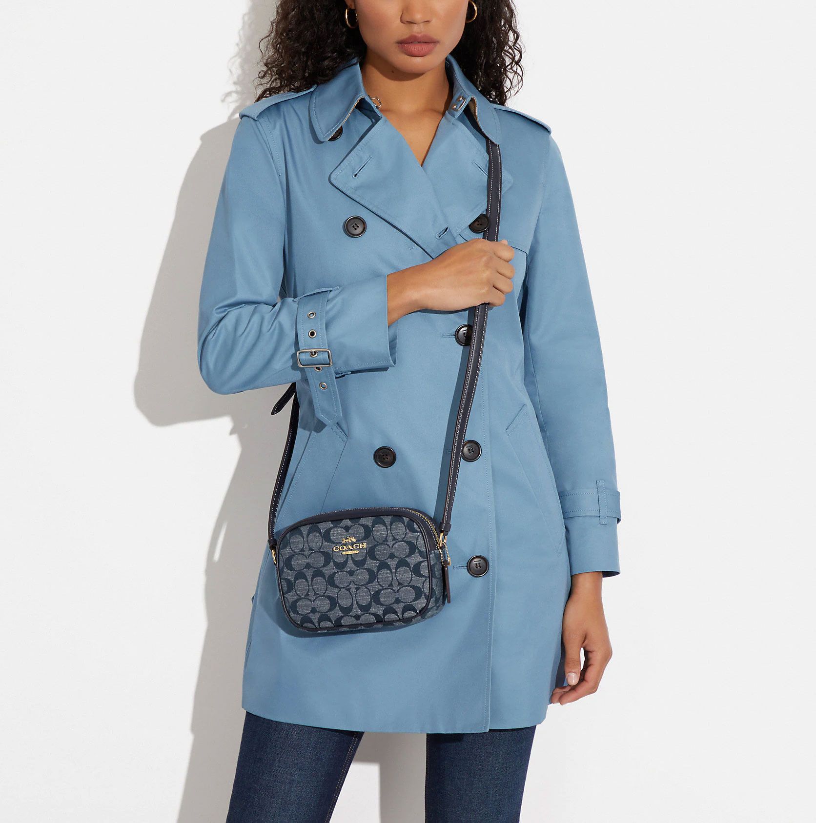 Coach Mini Jamie Camera Bag online in chambray