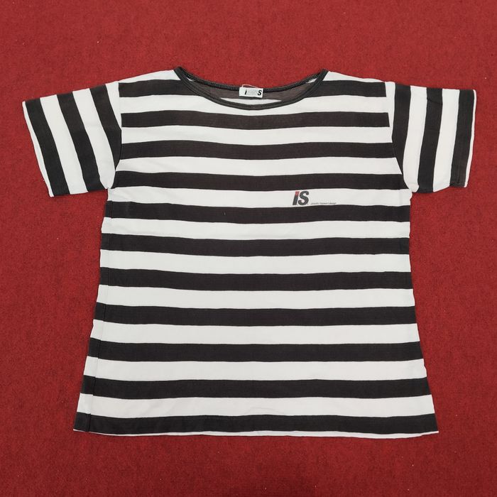 Vintage Issey Miyake Chisato Tsumori Design Stripes Tshirt dp1 | Grailed