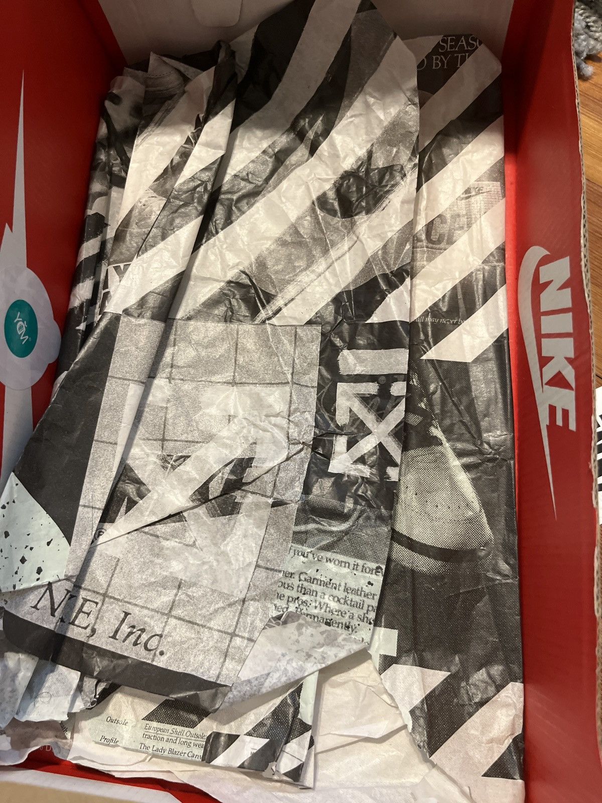 Nike × Off-White OFF-WHITE X Nike Air Force 1 Black Size US 7.5 / EU 40-41 - 14 Thumbnail