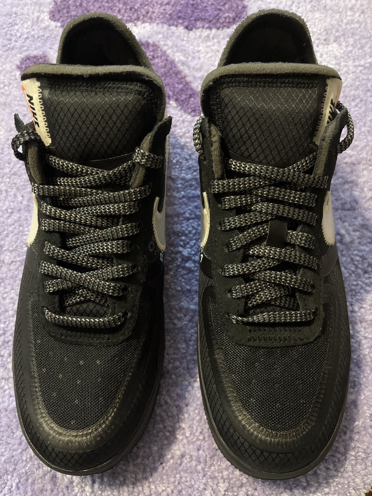Nike × Off-White OFF-WHITE X Nike Air Force 1 Black Size US 7.5 / EU 40-41 - 3 Thumbnail