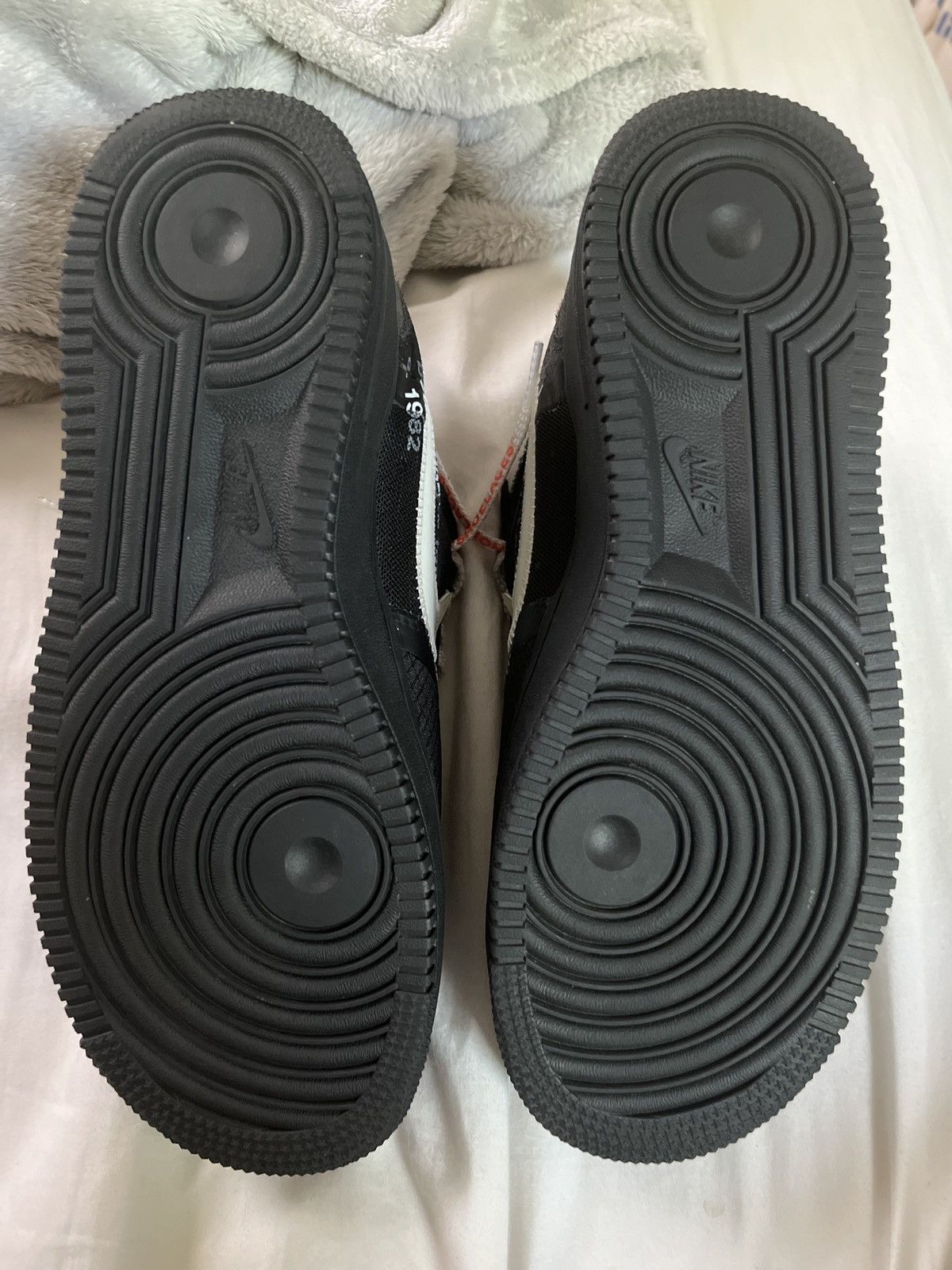 Nike × Off-White OFF-WHITE X Nike Air Force 1 Black Size US 7.5 / EU 40-41 - 5 Thumbnail