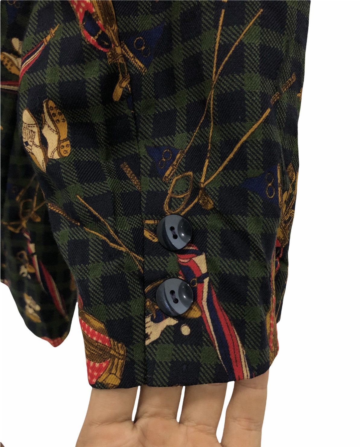 Designer × Japanese Brand × Vintage Blazers Jacket Full print japanese brand Size US S / EU 44-46 / 1 - 6 Thumbnail