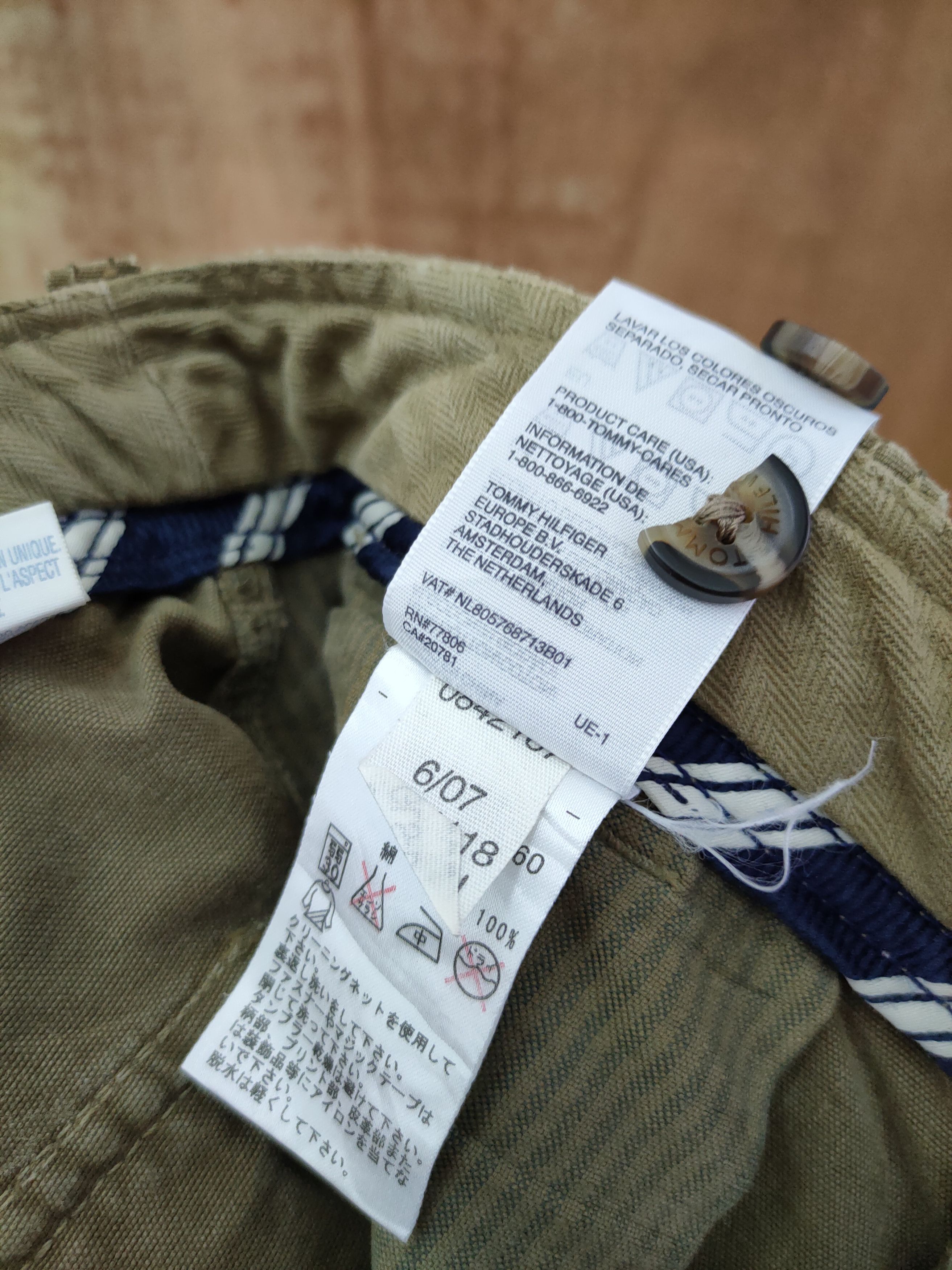 Tommy Hilfiger DL Tommy Hilfiger green multipocket cargo pants #46-005 Size US 32 / EU 48 - 13 Thumbnail