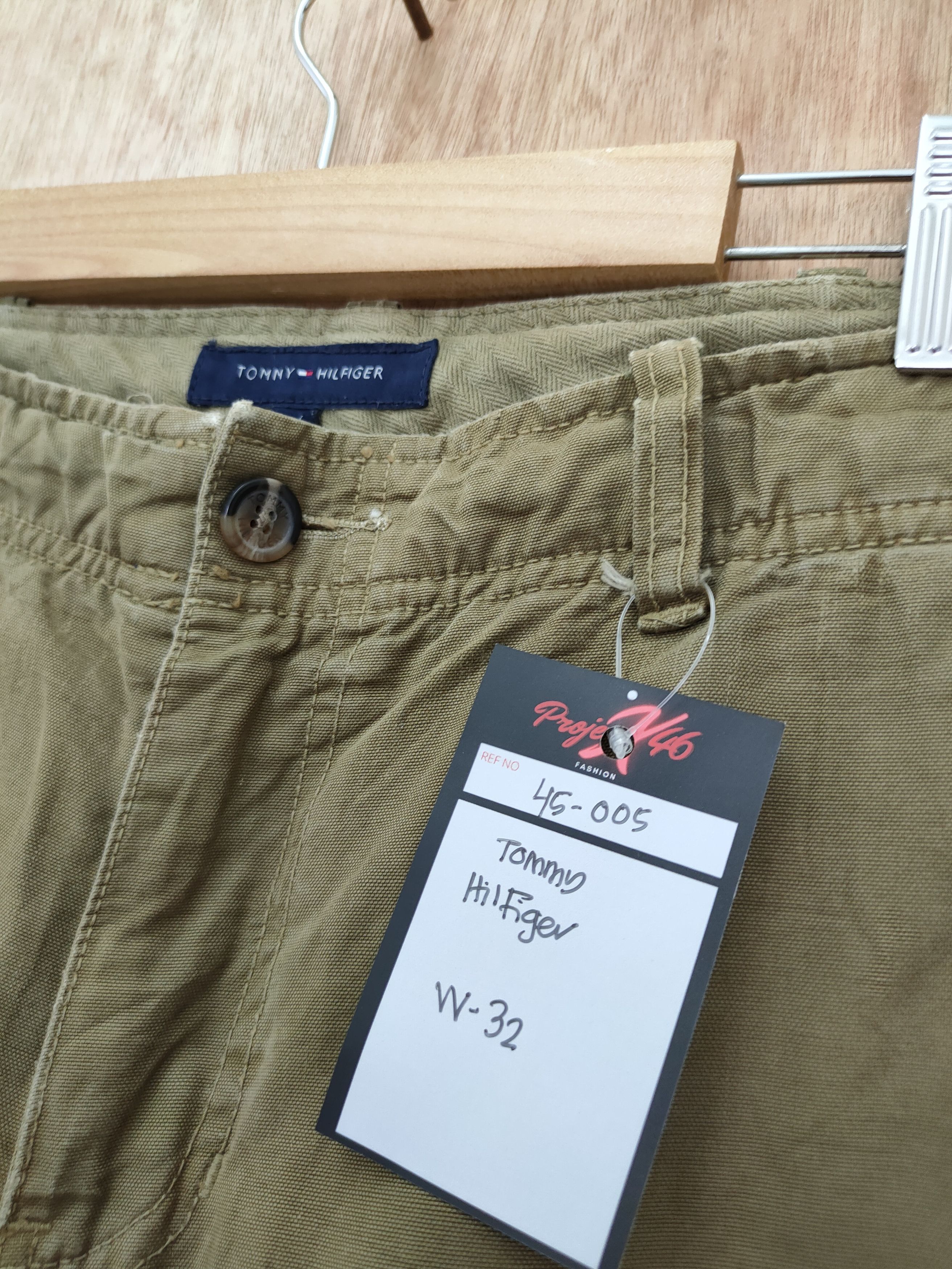 Tommy Hilfiger DL Tommy Hilfiger green multipocket cargo pants #46-005 Size US 32 / EU 48 - 4 Thumbnail