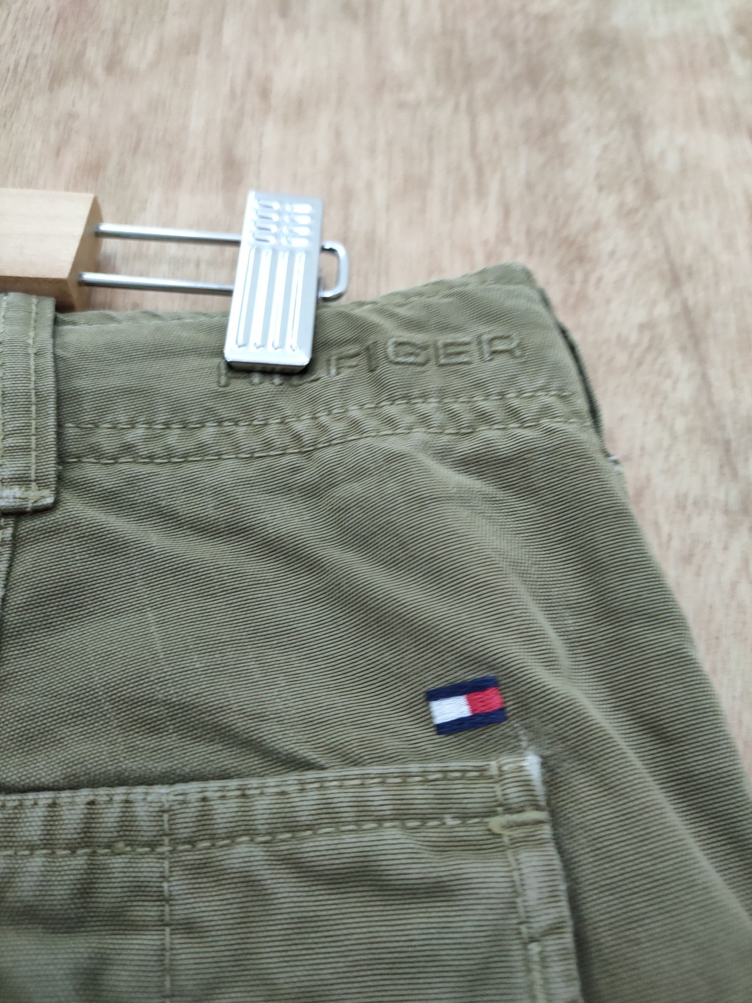 Tommy Hilfiger DL Tommy Hilfiger green multipocket cargo pants #46-005 Size US 32 / EU 48 - 10 Thumbnail