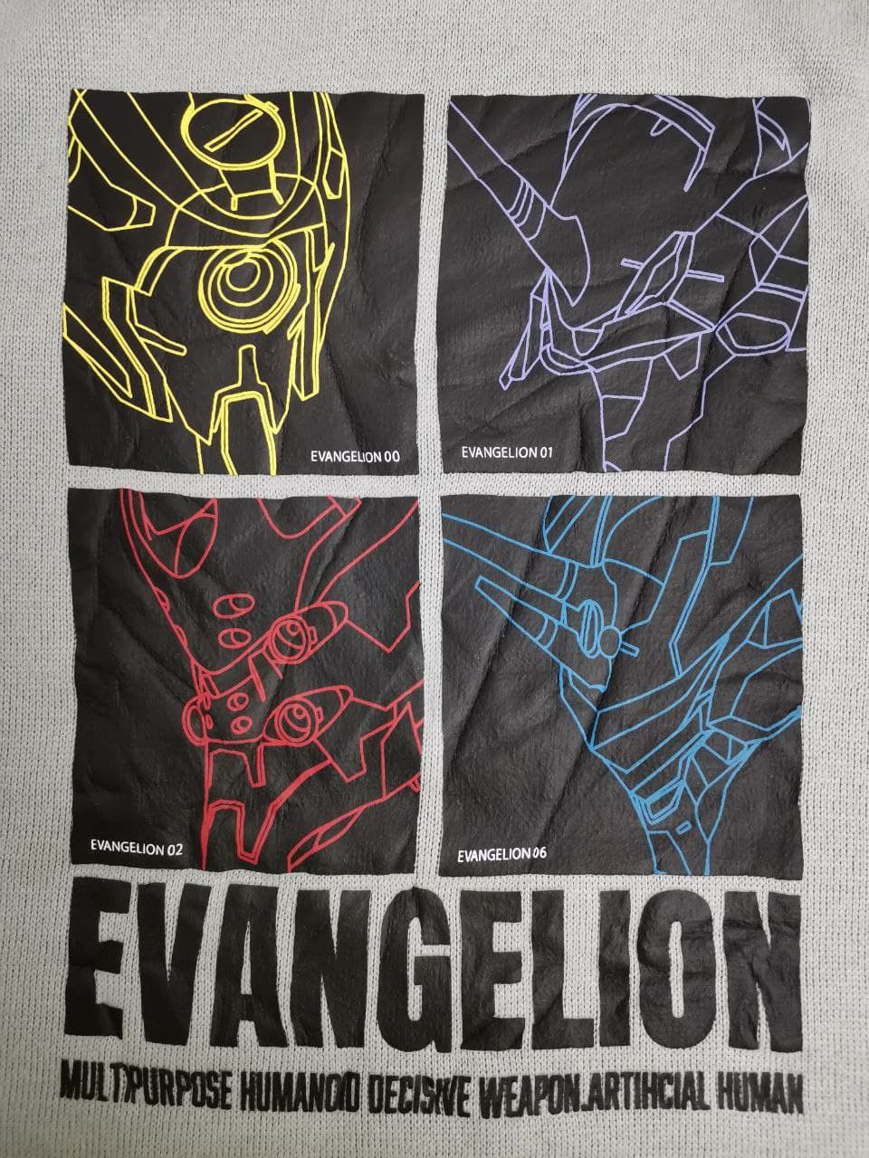 Anime × Cartoon Network × Japanese Brand Neon Genesis Evangelion Sweatshirt Official Merchandise Size US S / EU 44-46 / 1 - 1 Thumbnail