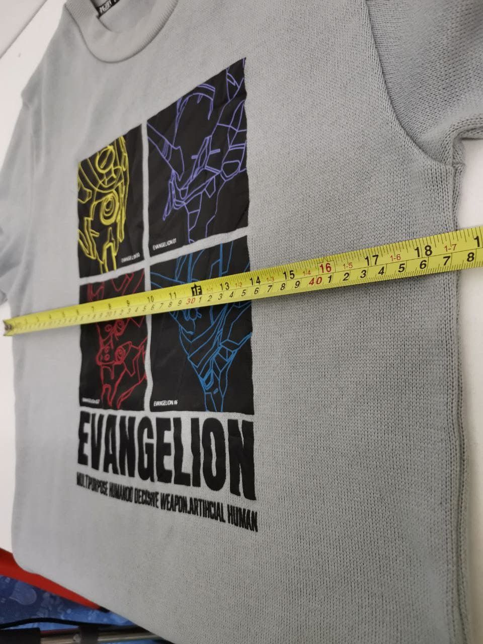 Anime × Cartoon Network × Japanese Brand Neon Genesis Evangelion Sweatshirt Official Merchandise Size US S / EU 44-46 / 1 - 6 Thumbnail