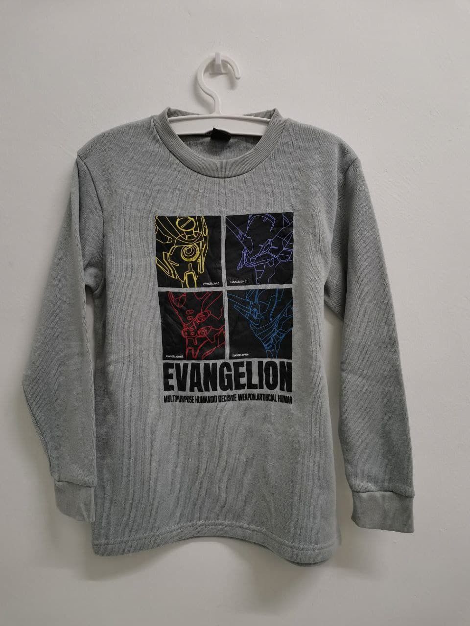 Anime × Cartoon Network × Japanese Brand Neon Genesis Evangelion Sweatshirt Official Merchandise Size US S / EU 44-46 / 1 - 2 Thumbnail