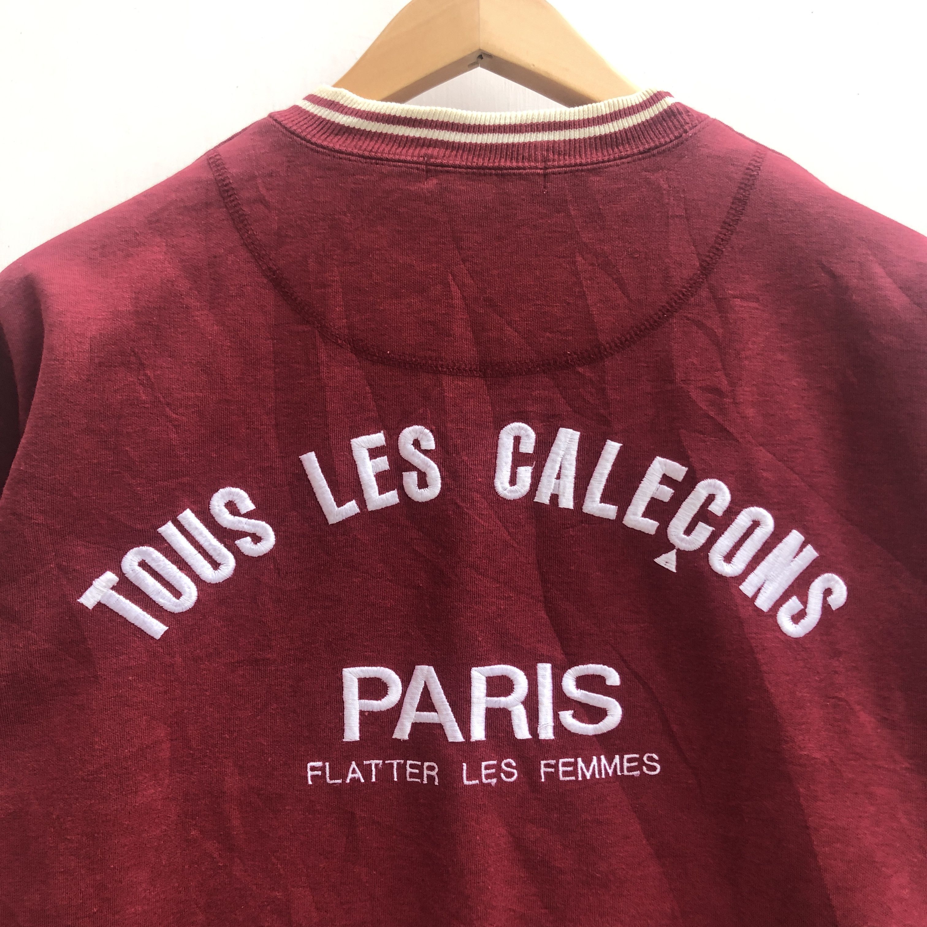 Other TOUS LES CALECONS PARIS Crew Neck Women Sweatshirt #0568-17 Size M / US 6-8 / IT 42-44 - 2 Thumbnail