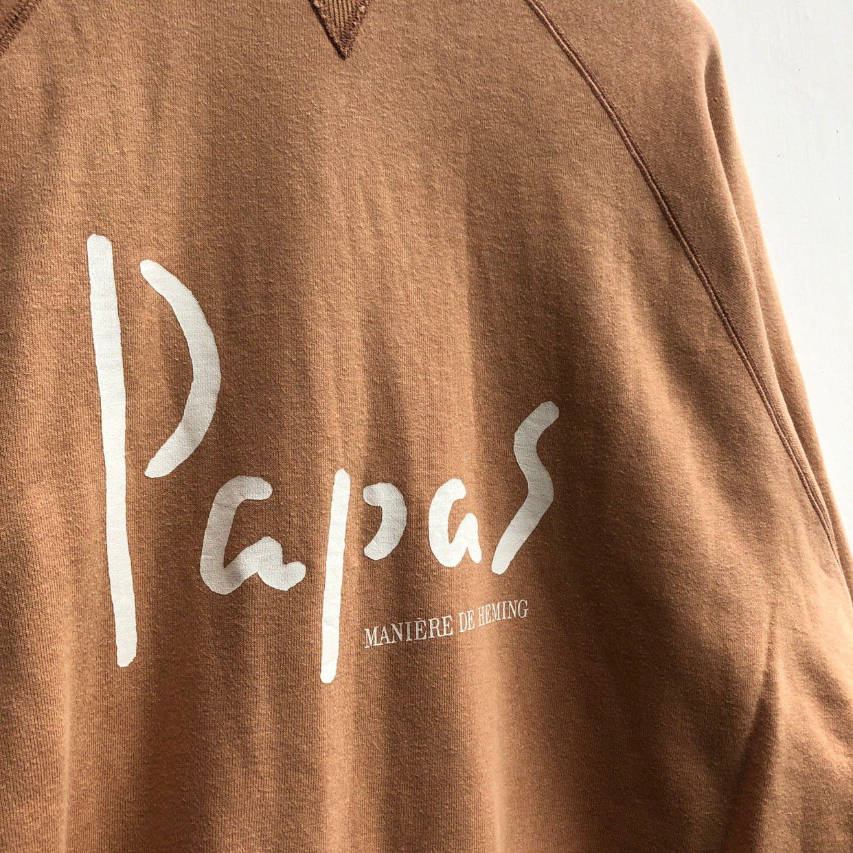 Japanese Brand PAPAS MANIERE DE HAMING Crew Neck Sweatshirt #0330-06 Size US XL / EU 56 / 4 - 7 Thumbnail