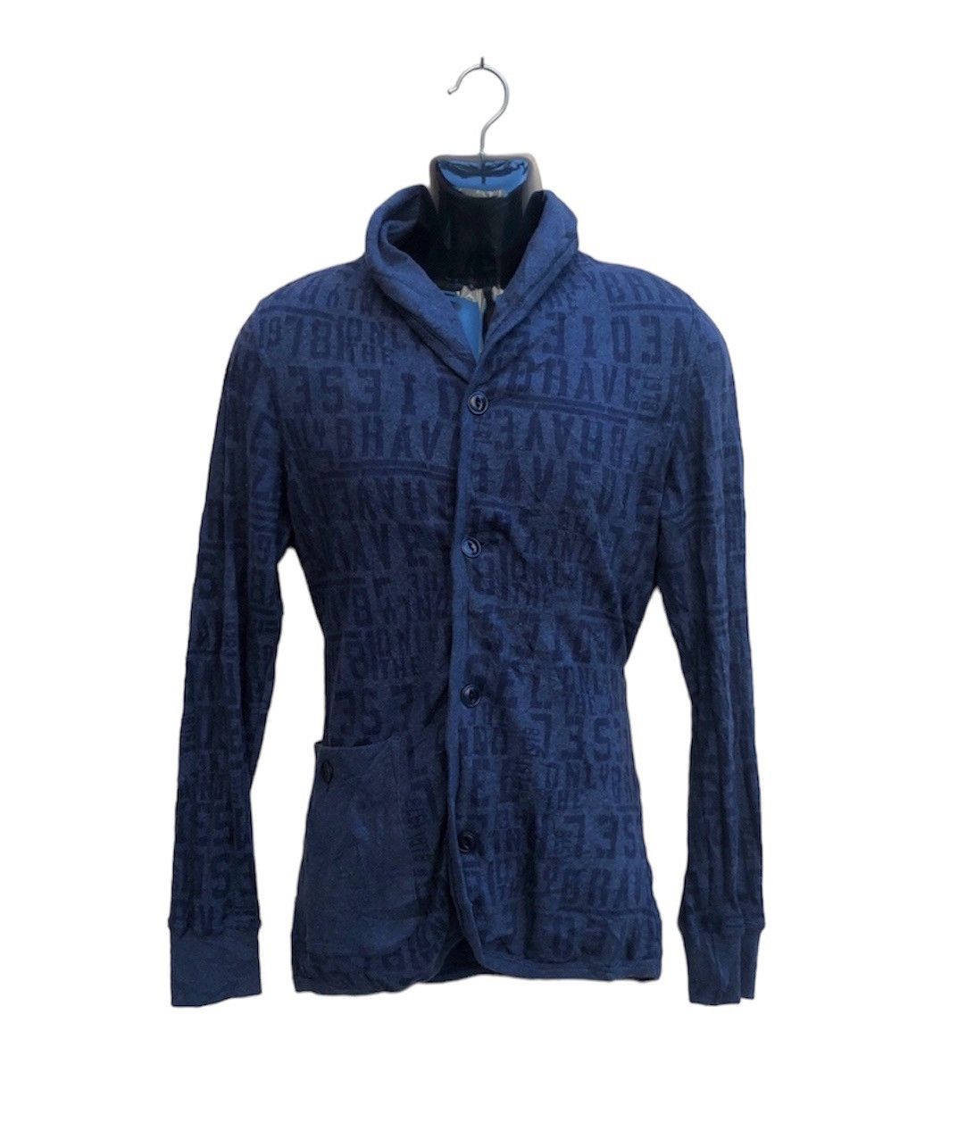 Diesel DIESEL LOUNGEWEAR Button Sweater Multi Spell #0187-14 Size US S / EU 44-46 / 1 - 1 Thumbnail