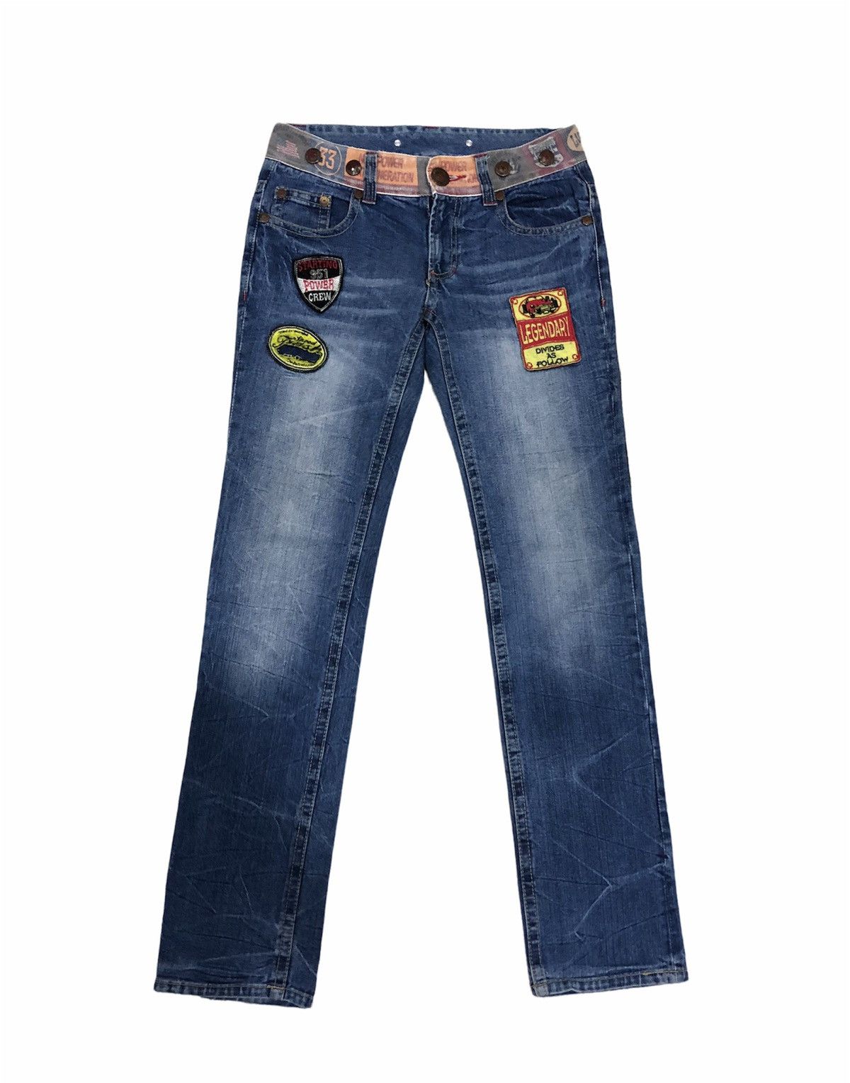 Japanese Brand 1968 ARE YOU ENJOYING IT DENIM PANTS Size US 30 / EU 46 - 1 Thumbnail