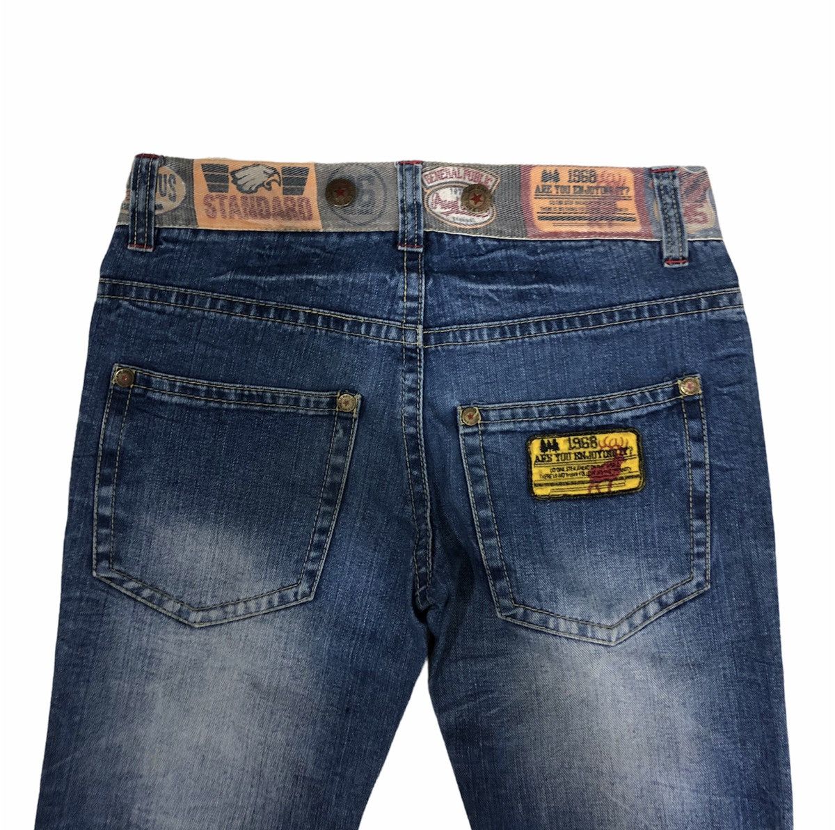 Japanese Brand 1968 ARE YOU ENJOYING IT DENIM PANTS Size US 30 / EU 46 - 4 Thumbnail
