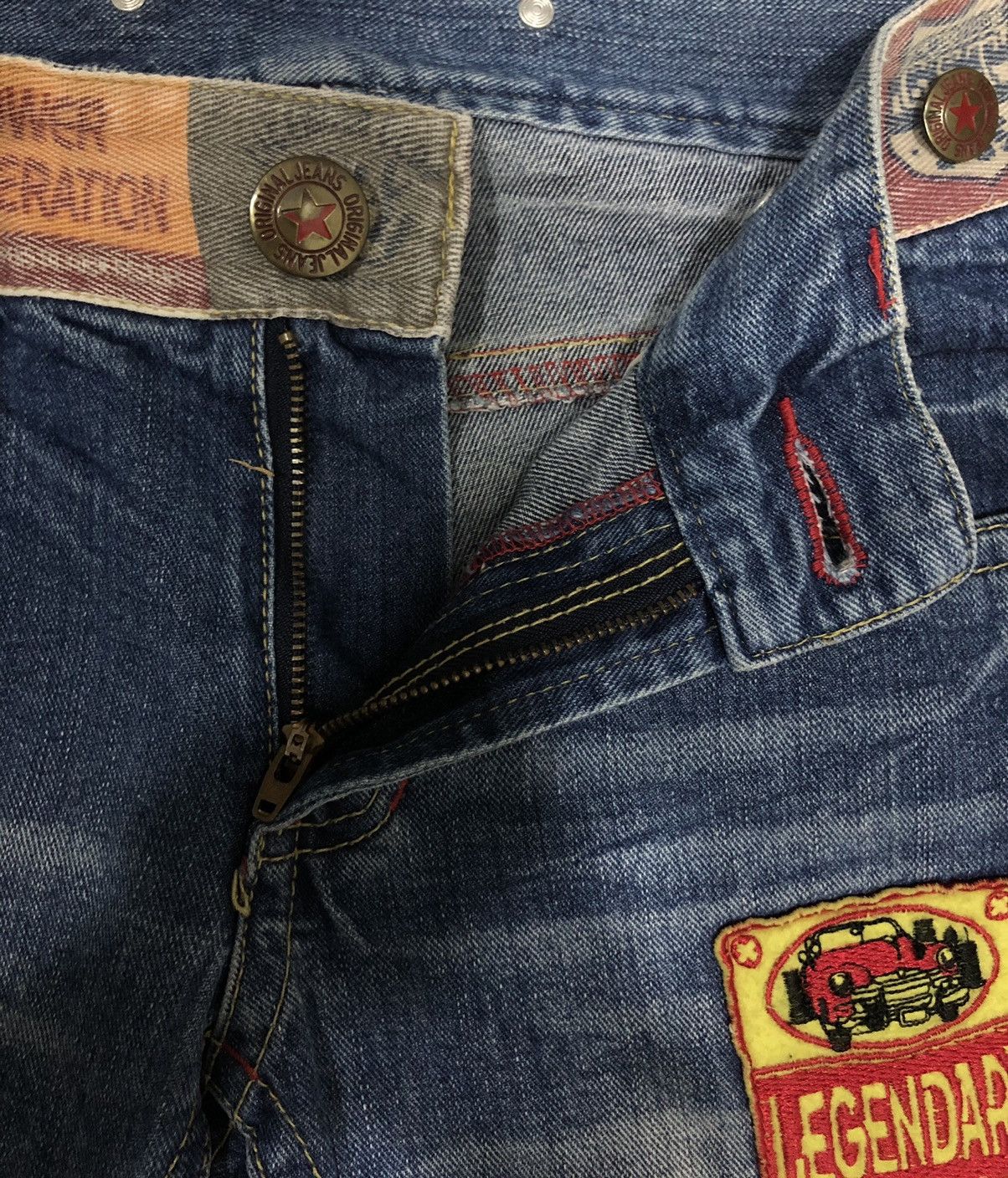 Japanese Brand 1968 ARE YOU ENJOYING IT DENIM PANTS Size US 30 / EU 46 - 9 Thumbnail