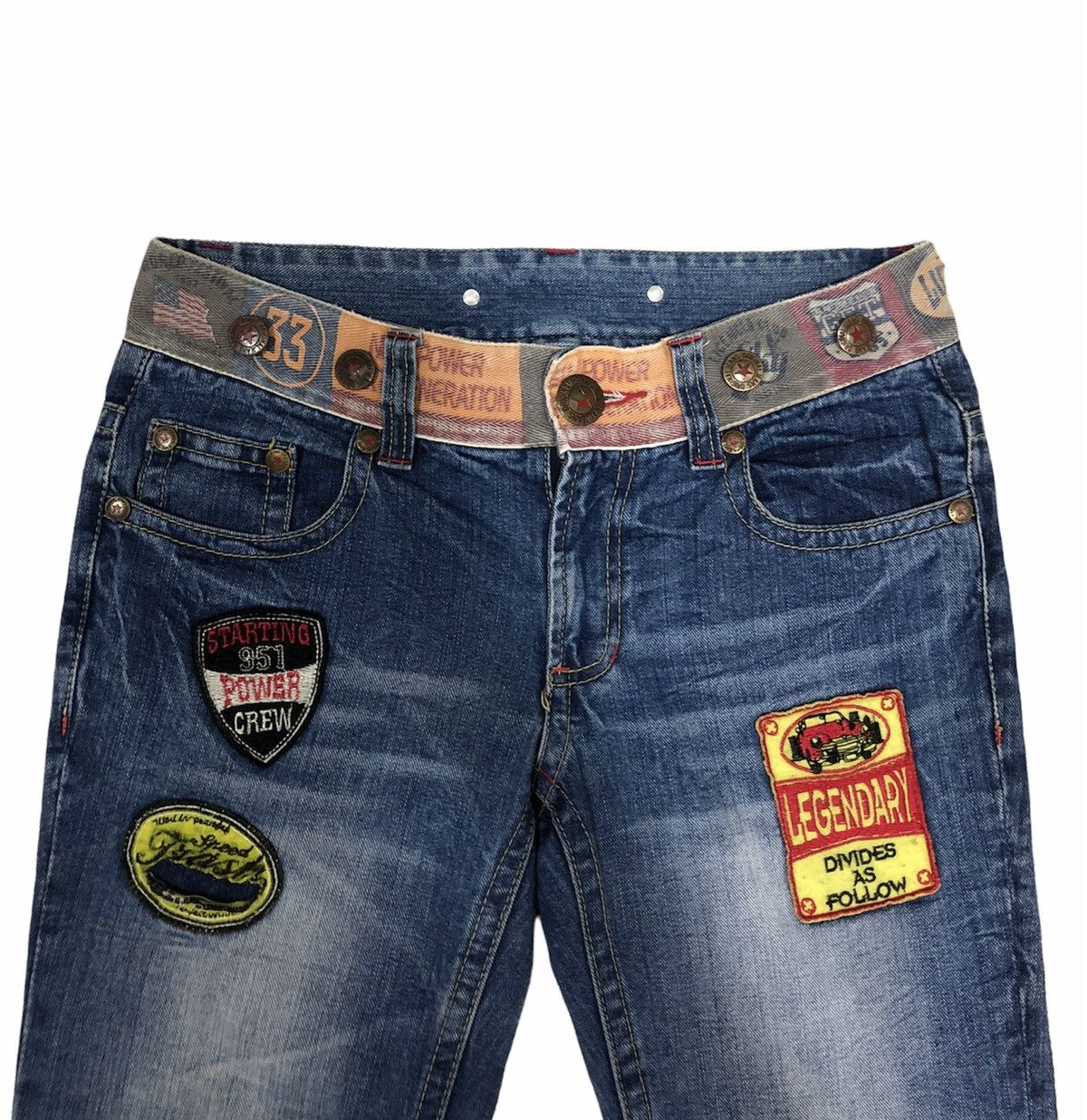 Japanese Brand 1968 ARE YOU ENJOYING IT DENIM PANTS Size US 30 / EU 46 - 3 Thumbnail
