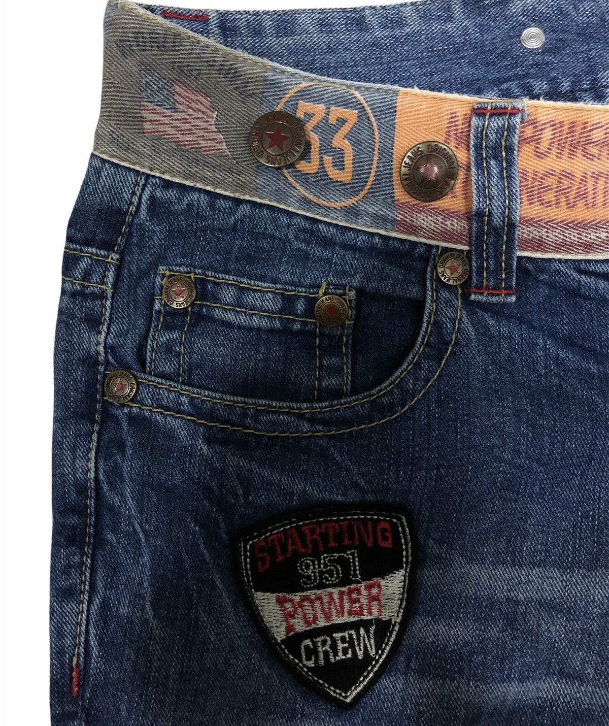 Japanese Brand 1968 ARE YOU ENJOYING IT DENIM PANTS Size US 30 / EU 46 - 5 Thumbnail