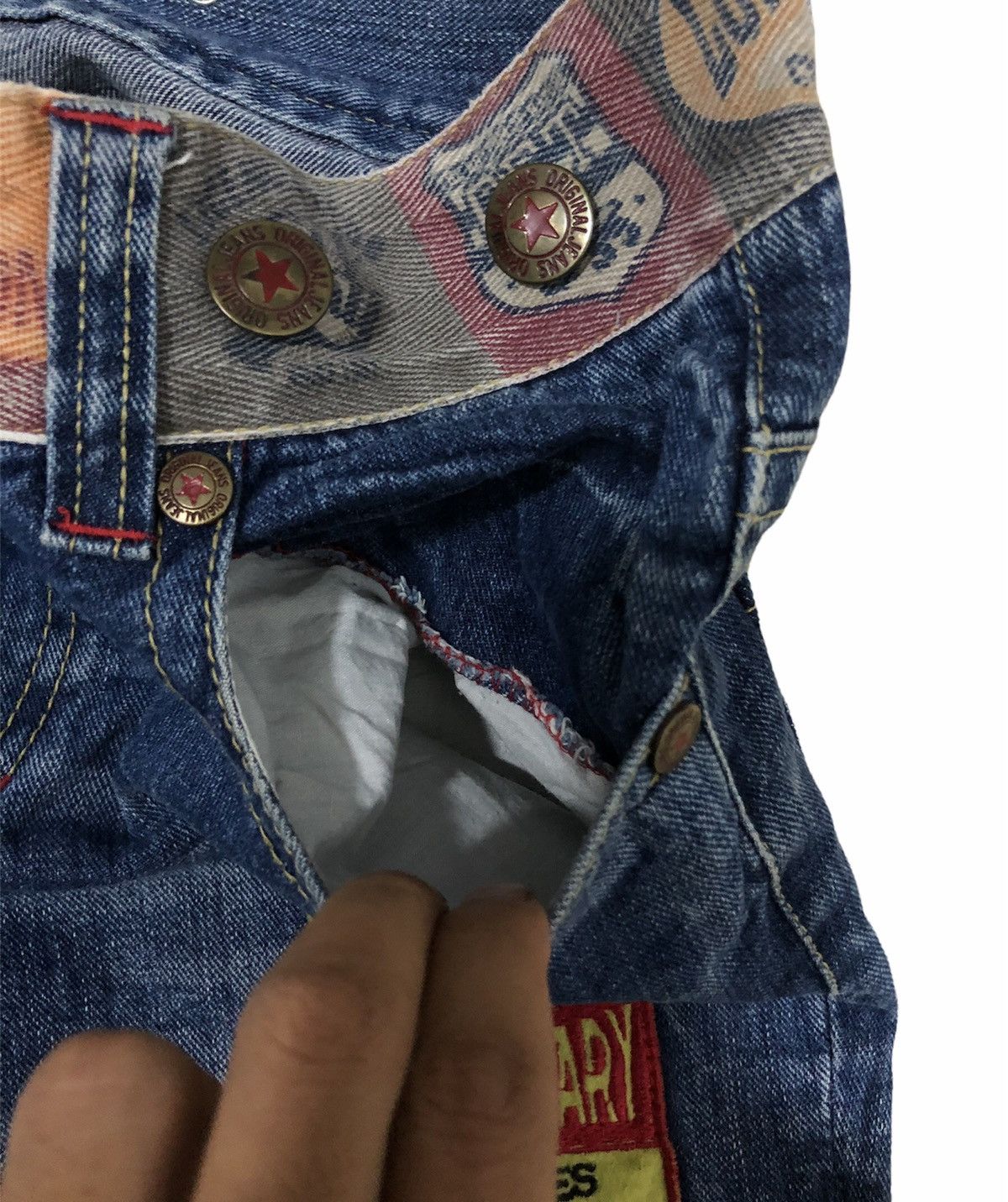 Japanese Brand 1968 ARE YOU ENJOYING IT DENIM PANTS Size US 30 / EU 46 - 7 Thumbnail