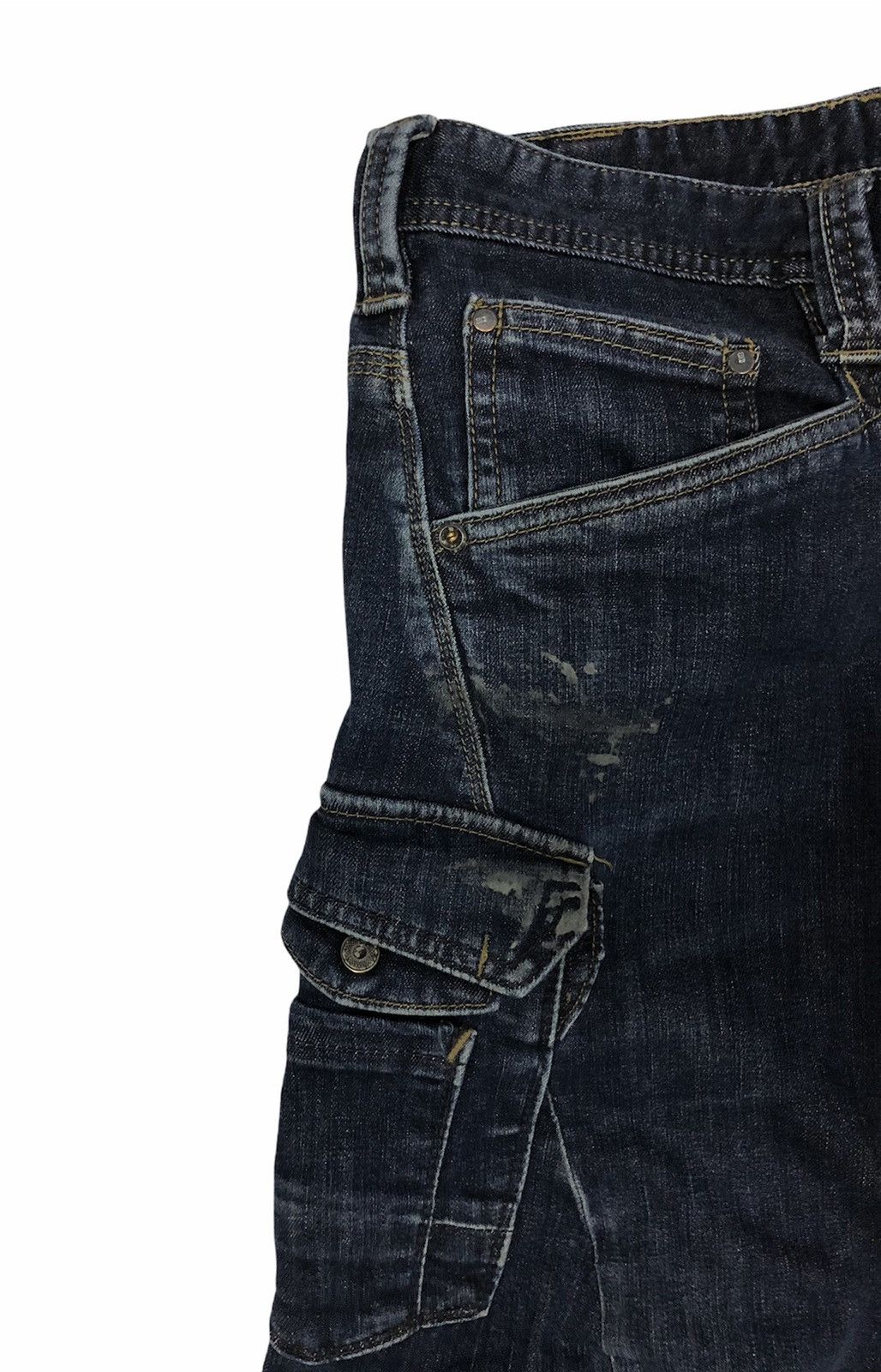 Japanese Brand Even River Side Pockets Denim Jeans EVENRIVER WORKWEAR Size US 33 - 7 Thumbnail