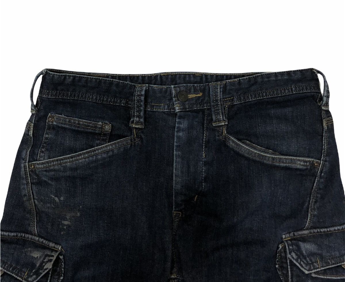Japanese Brand Even River Side Pockets Denim Jeans EVENRIVER WORKWEAR Size US 33 - 3 Thumbnail