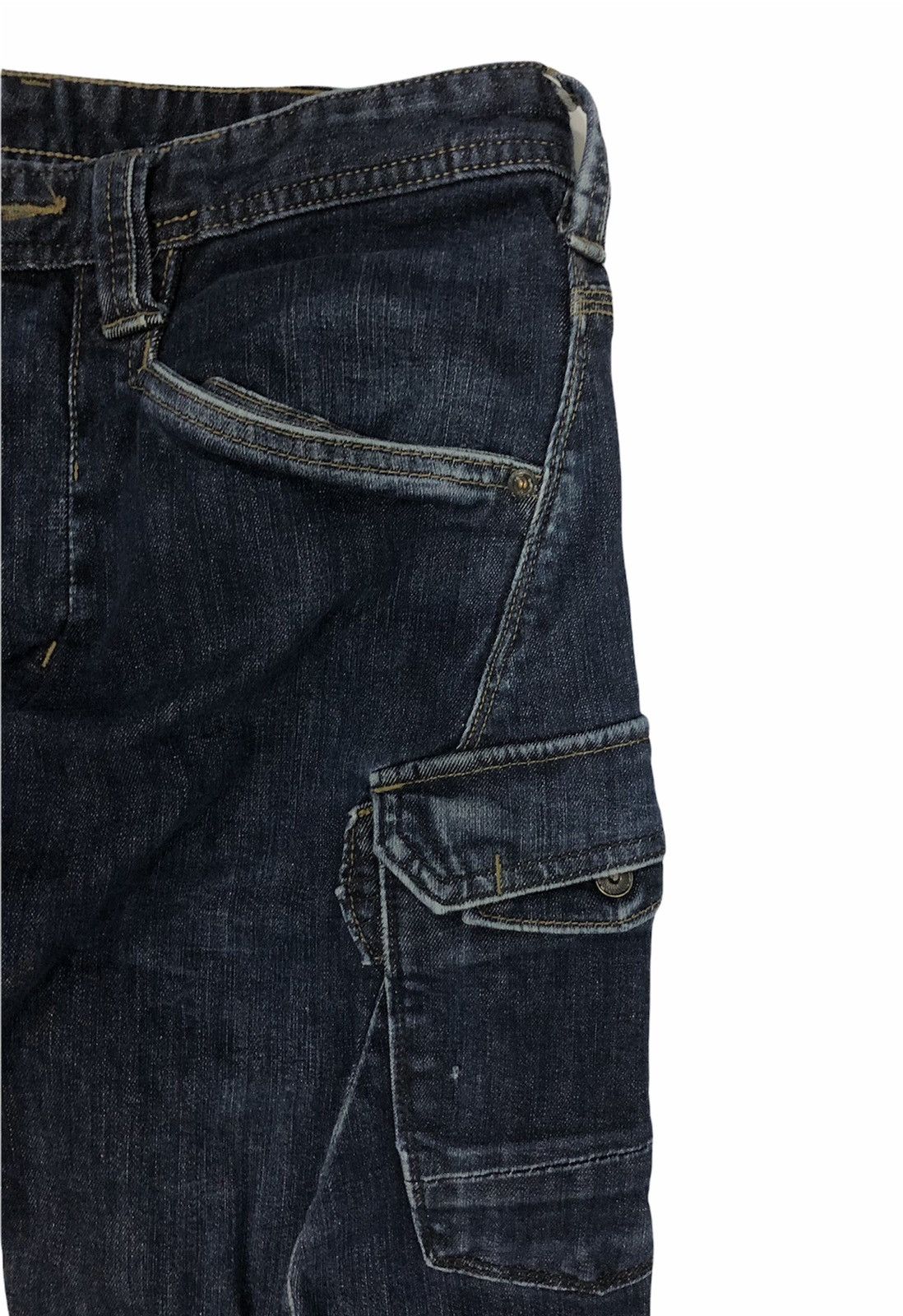 Japanese Brand Even River Side Pockets Denim Jeans EVENRIVER WORKWEAR Size US 33 - 5 Thumbnail