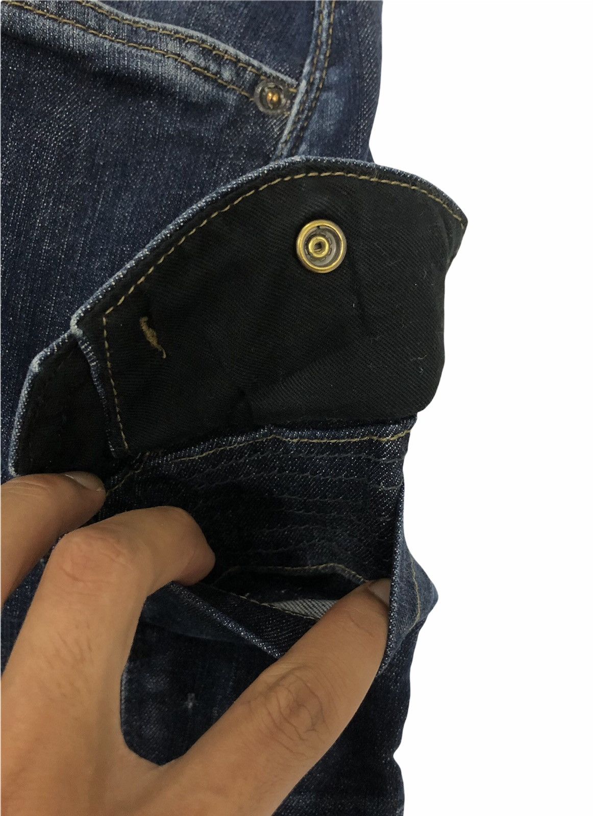 Japanese Brand Even River Side Pockets Denim Jeans EVENRIVER WORKWEAR Size US 33 - 8 Thumbnail