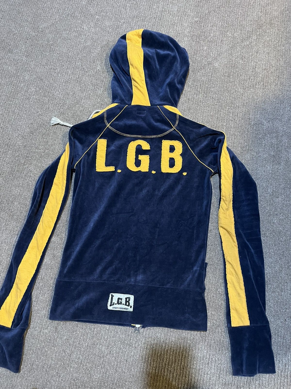 Le Grande Bleu (L.G.B.) L.G.B Velour Boxer Hoodie Le Grande Bleu | Grailed