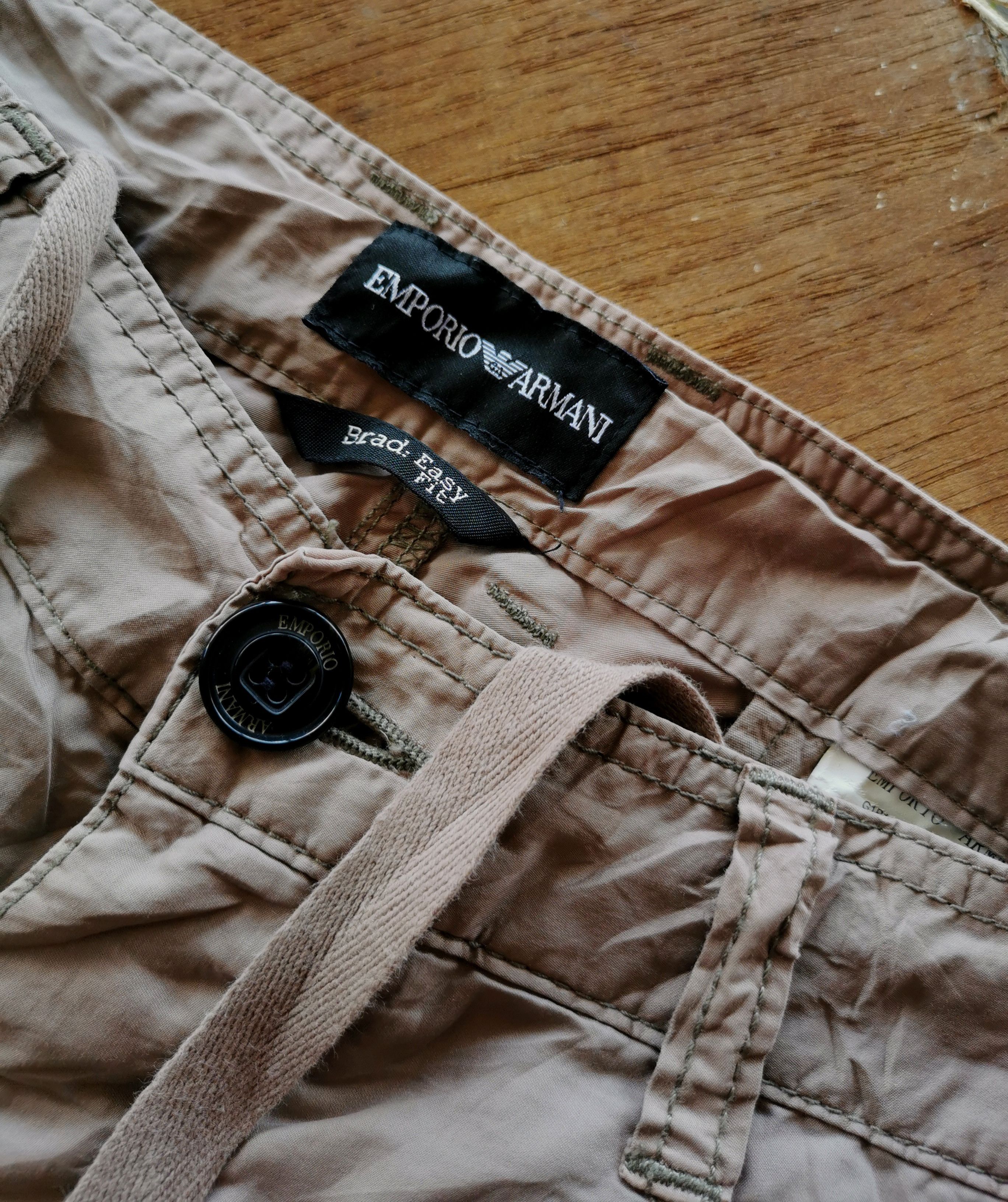 Armani Emporio Armani Brad Easy Fit Cargo Pants Size US 30 / EU 46 - 3 Thumbnail