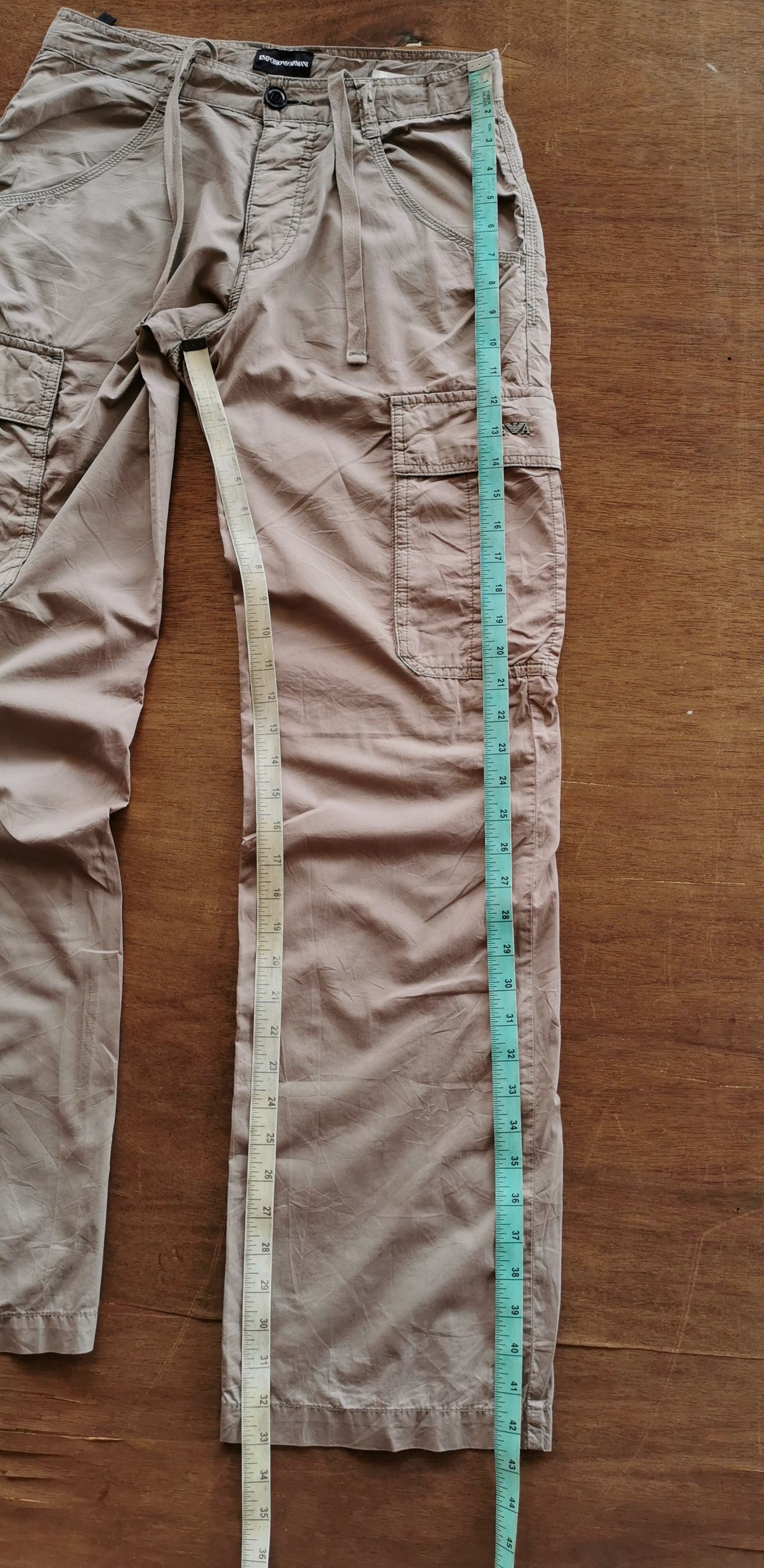 Armani Emporio Armani Brad Easy Fit Cargo Pants Size US 30 / EU 46 - 10 Thumbnail