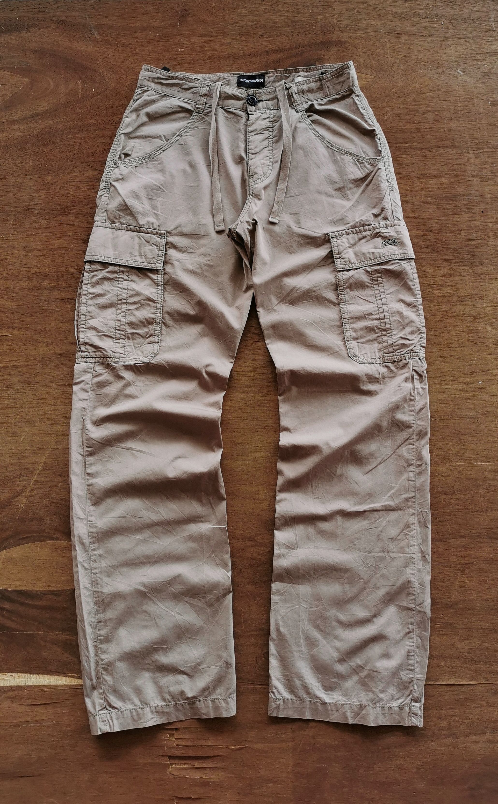 Armani Emporio Armani Brad Easy Fit Cargo Pants Size US 30 / EU 46 - 1 Thumbnail
