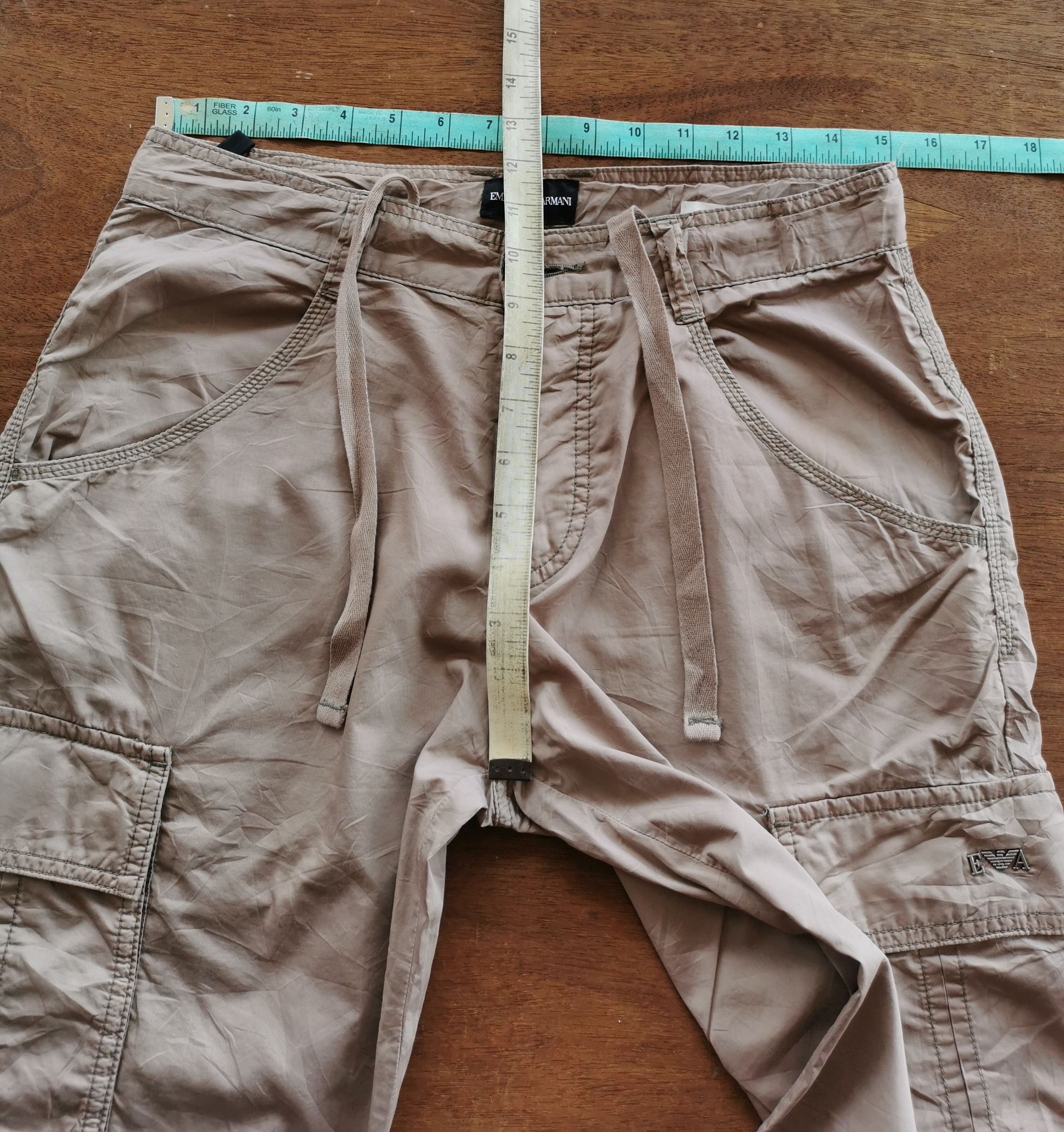 Armani Emporio Armani Brad Easy Fit Cargo Pants Size US 30 / EU 46 - 9 Thumbnail