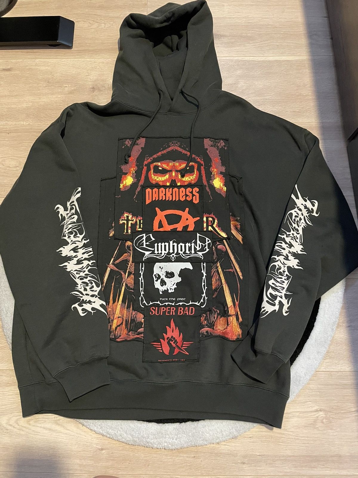 Vetements Vetements Metal Patch Hoodie | Grailed Vetements Vetements Metal Patch Hoodie | Grailed