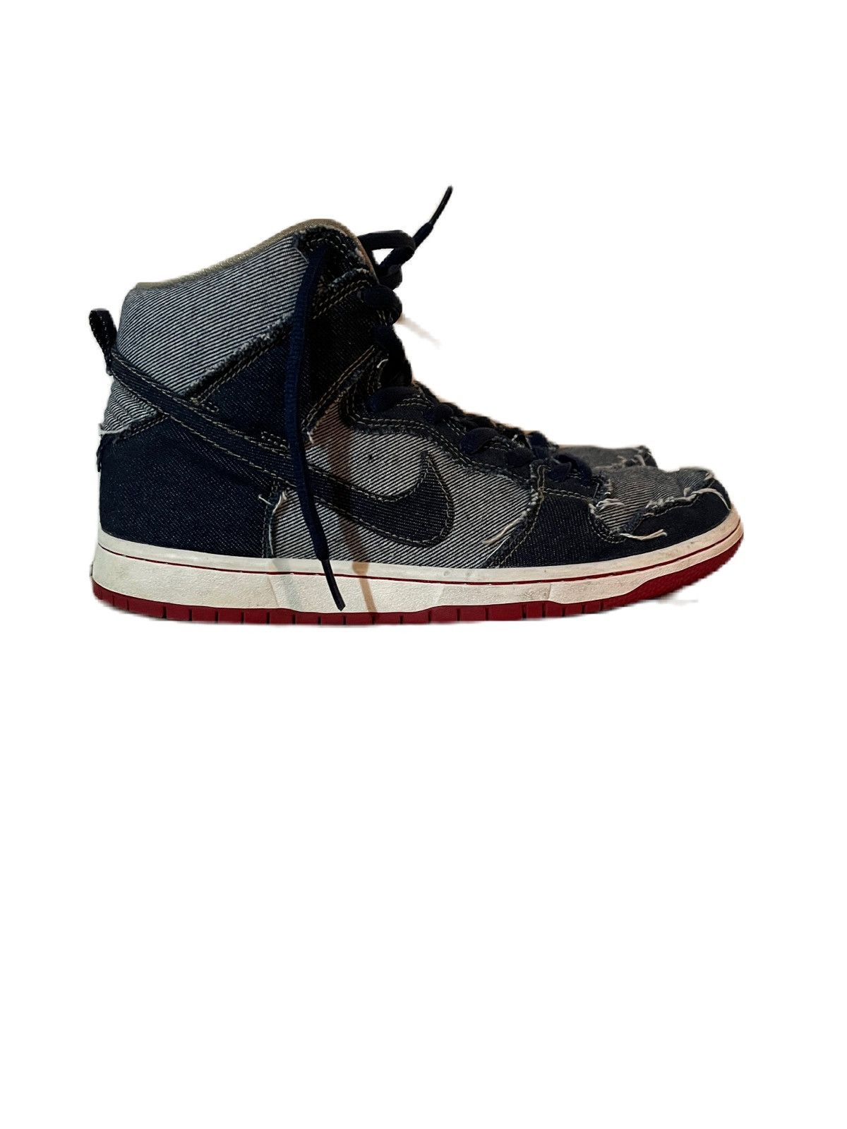 Nike Sb Dunk High Reese Forbes Denim | Grailed