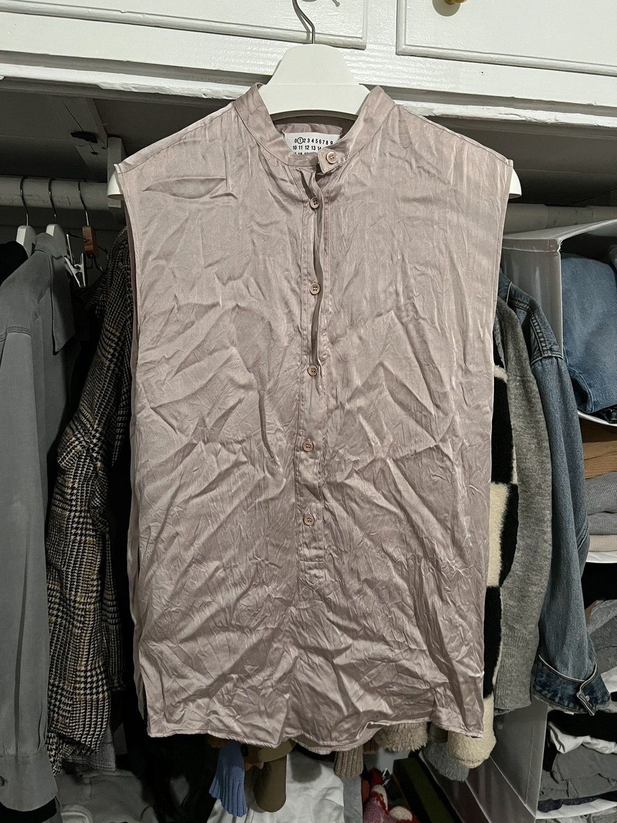 Maison Margiela 2012 S/S Sleeveless Blouse Size M / US 6-8 / IT 42-44 - 1 Thumbnail