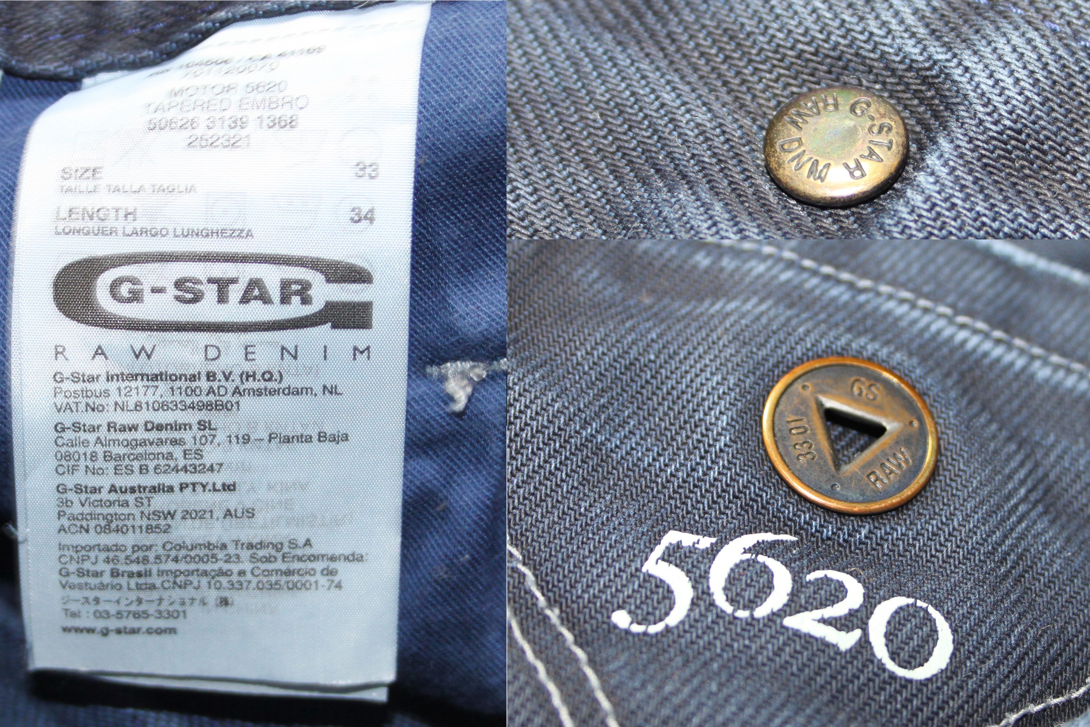 G-Star G Star Raw motor 5620 big logo Size US 33 - 6 Thumbnail