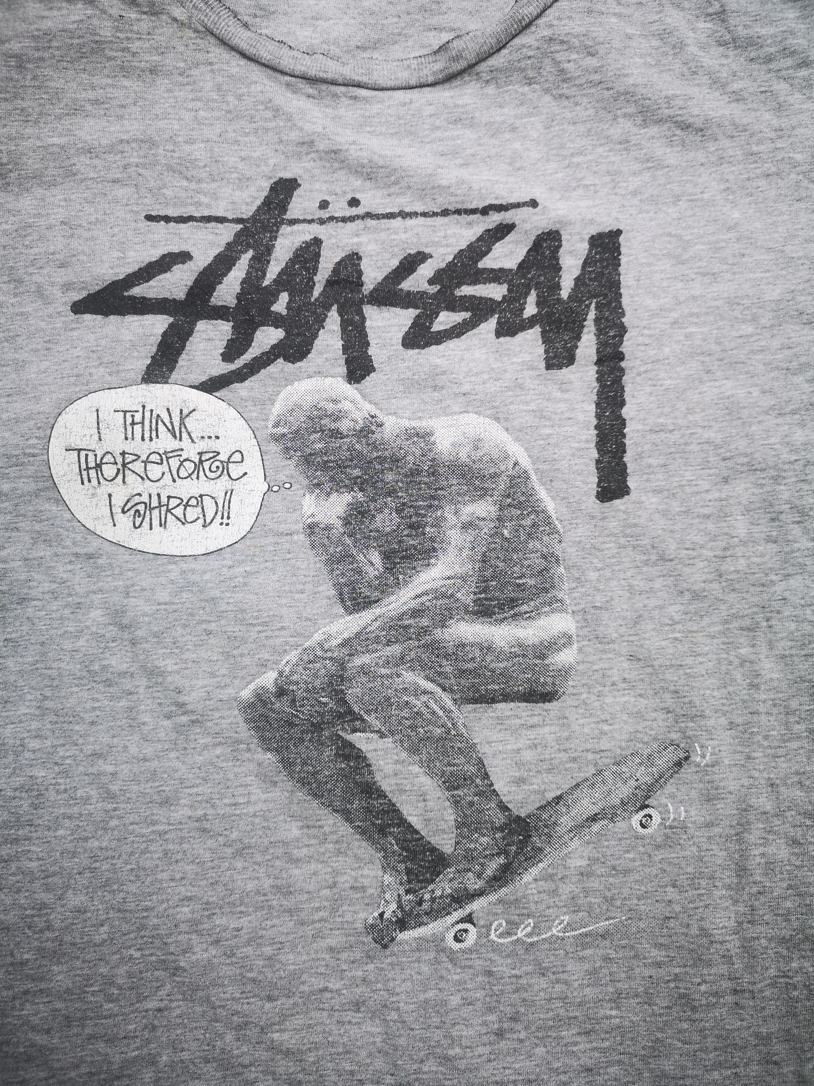 Stussy Stussy i think there fore i Shred (Tear) Size US L / EU 52-54 / 3 - 3 Thumbnail